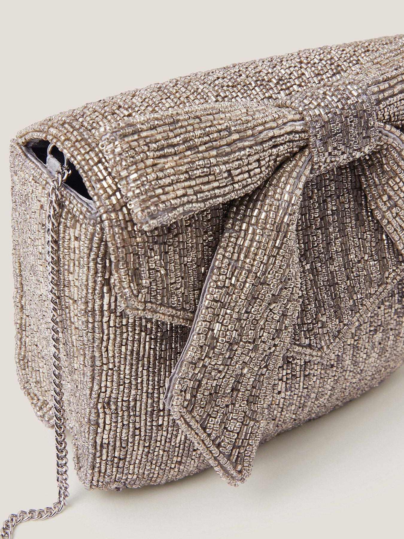  image of monsoon-bella-beaded-bow-bag