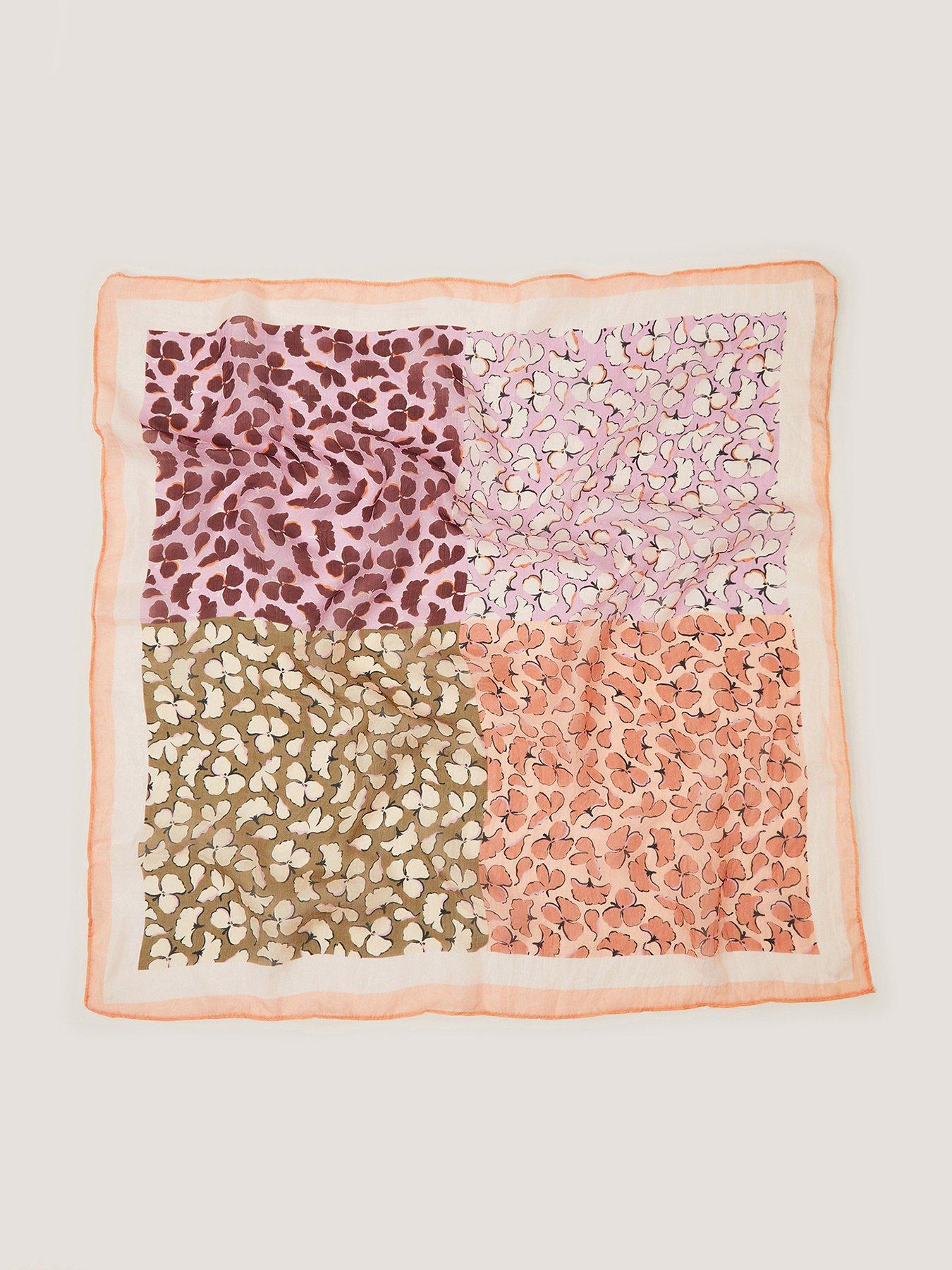 front image of monsoon-milo-print-silk-scarf