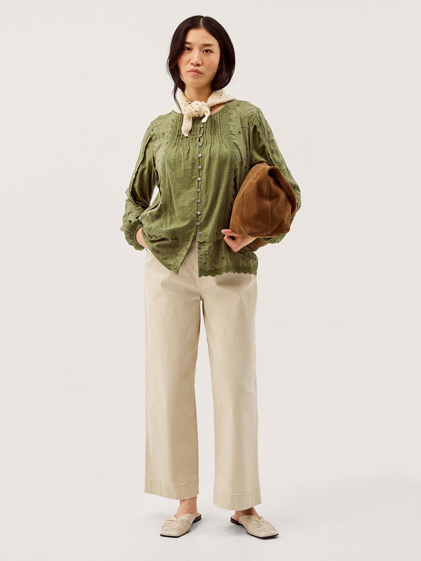  image of monsoon-joss-jersey-mix-top