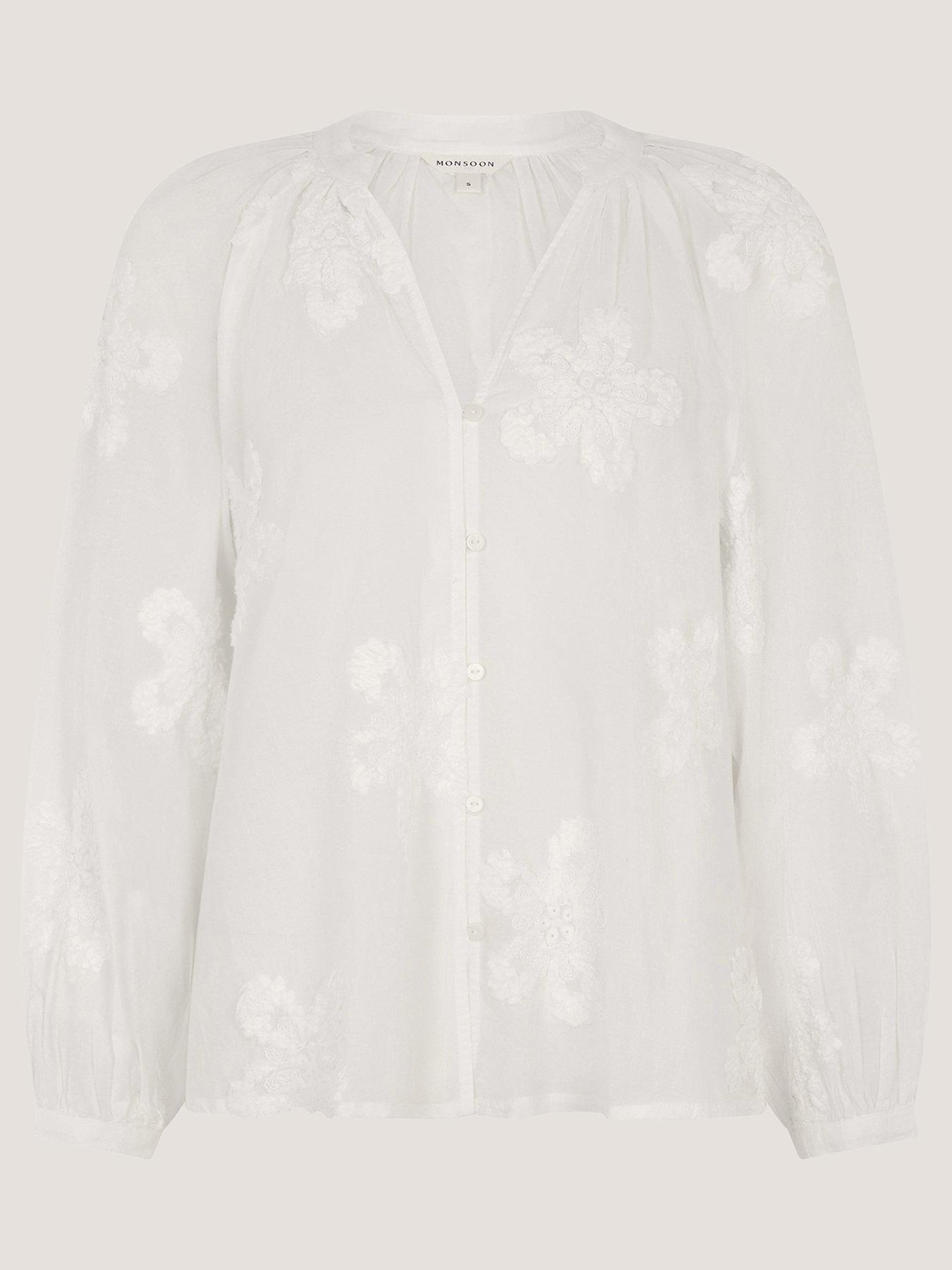  image of monsoon-aria-embroidered-shirt-white
