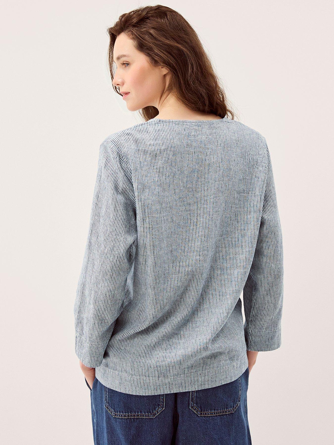 Image 2 of 4 of Monsoon Alexis Knot Top - Blue