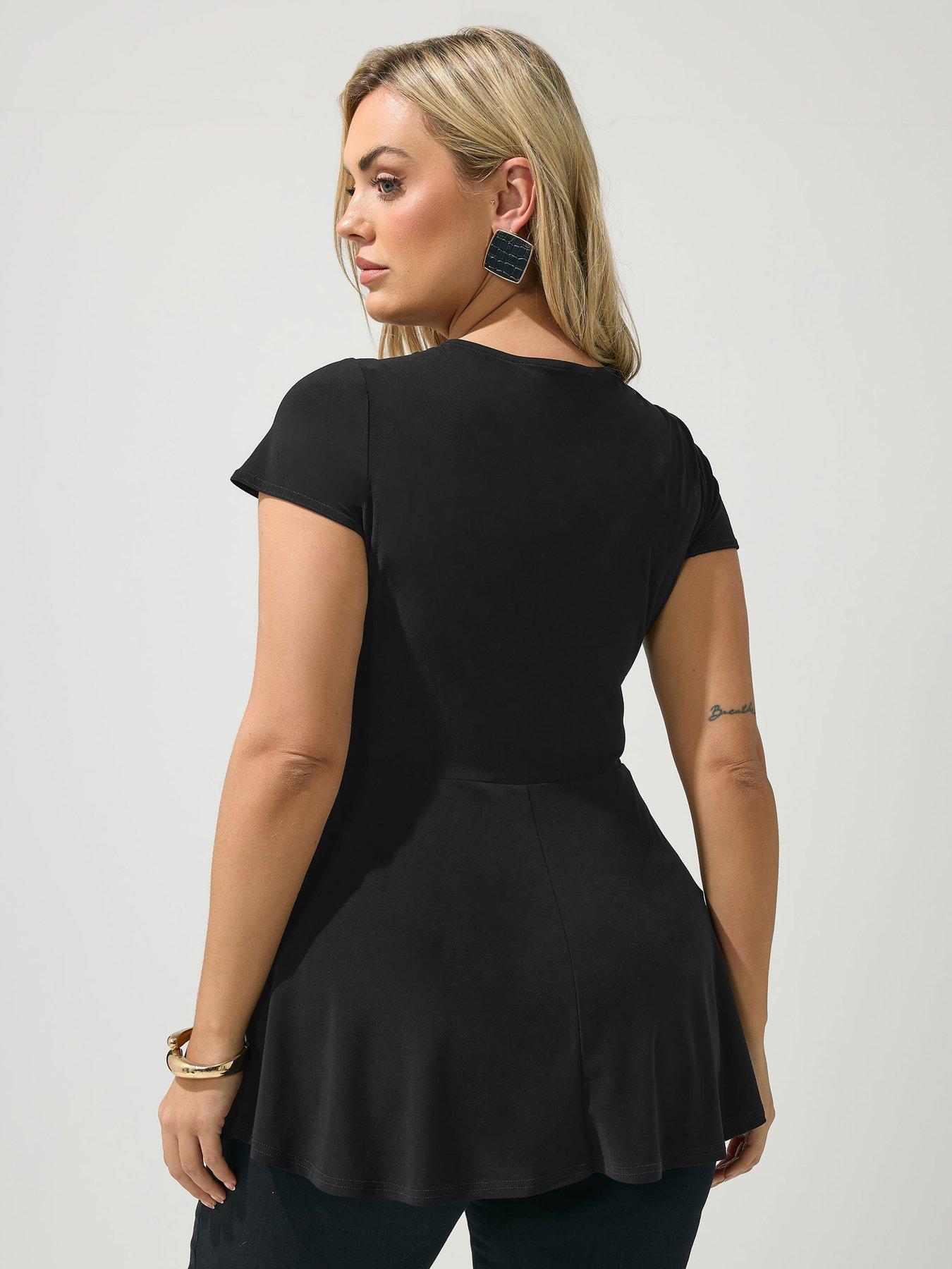 stillFront image of yours-curve-wrap-front-top-black