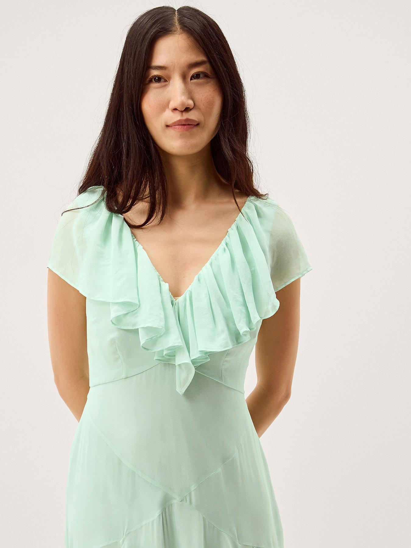  image of monsoon-aimee-printed-maxi-dress-green