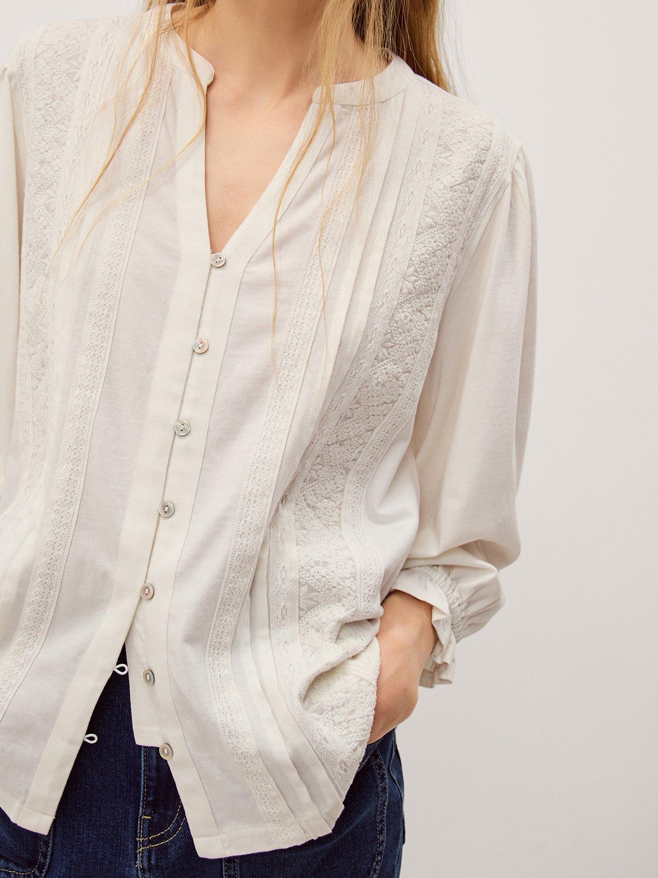 Image 5 of 5 of Monsoon Leila Lace Trim Top