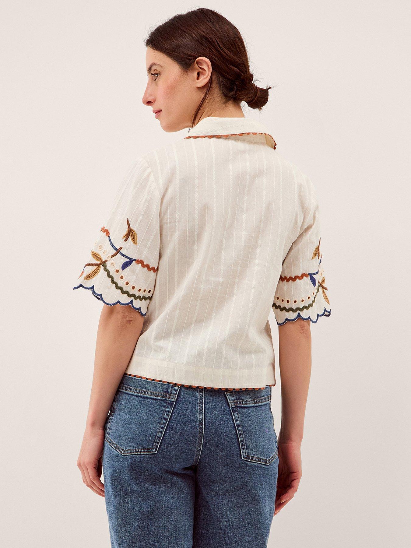  image of monsoon-polly-emb-shirt