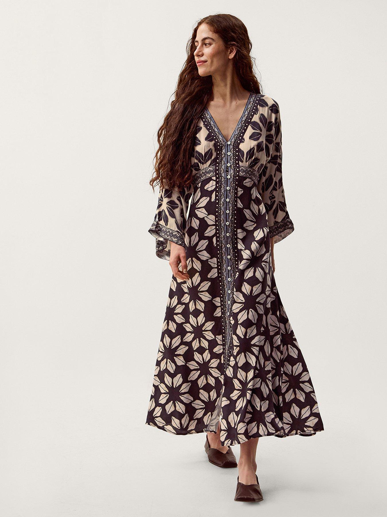 Image 3 of 5 of Monsoon Ellison Print Dress