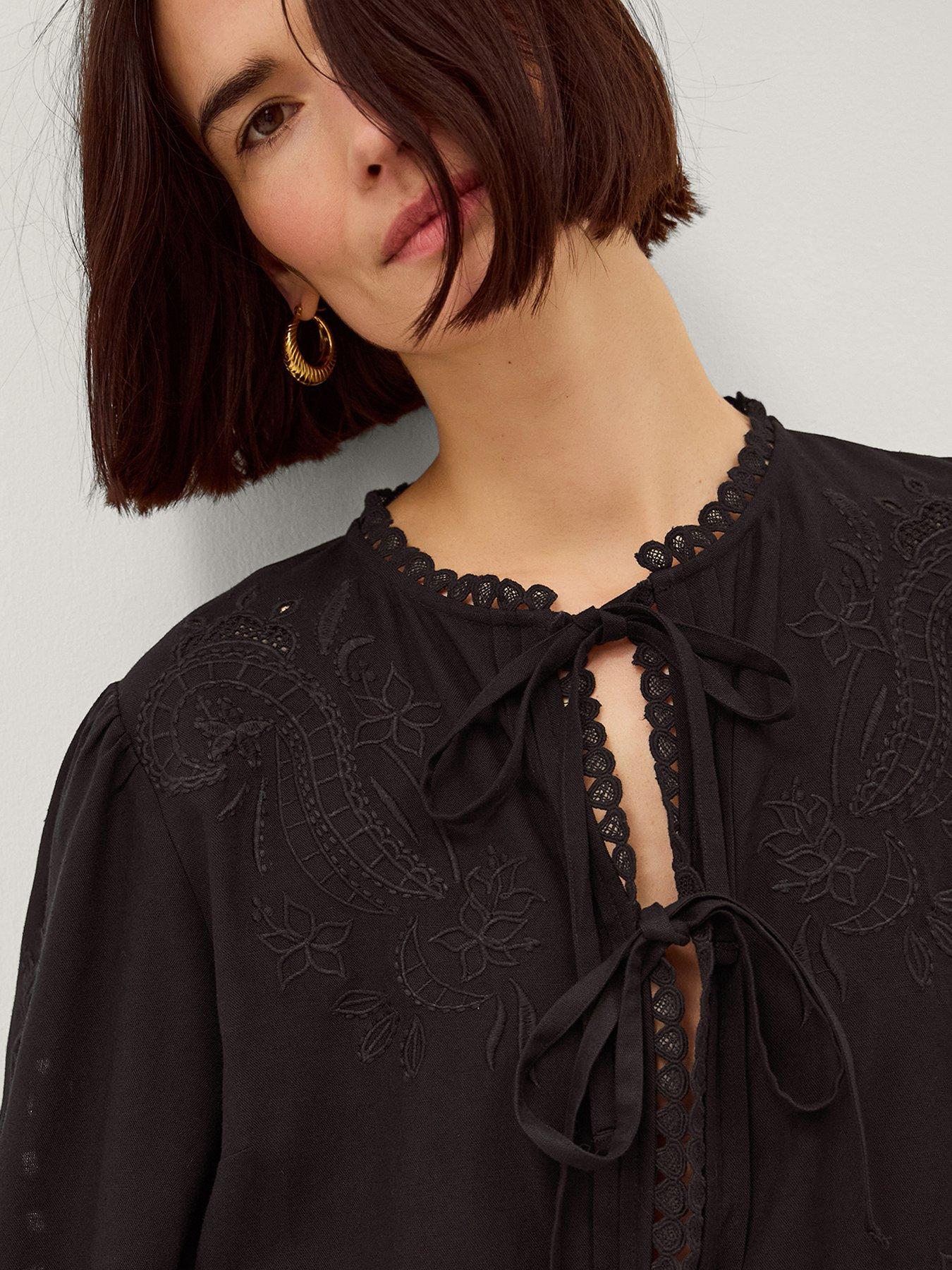 Image 4 of 4 of Monsoon Cindy Linen Blouse