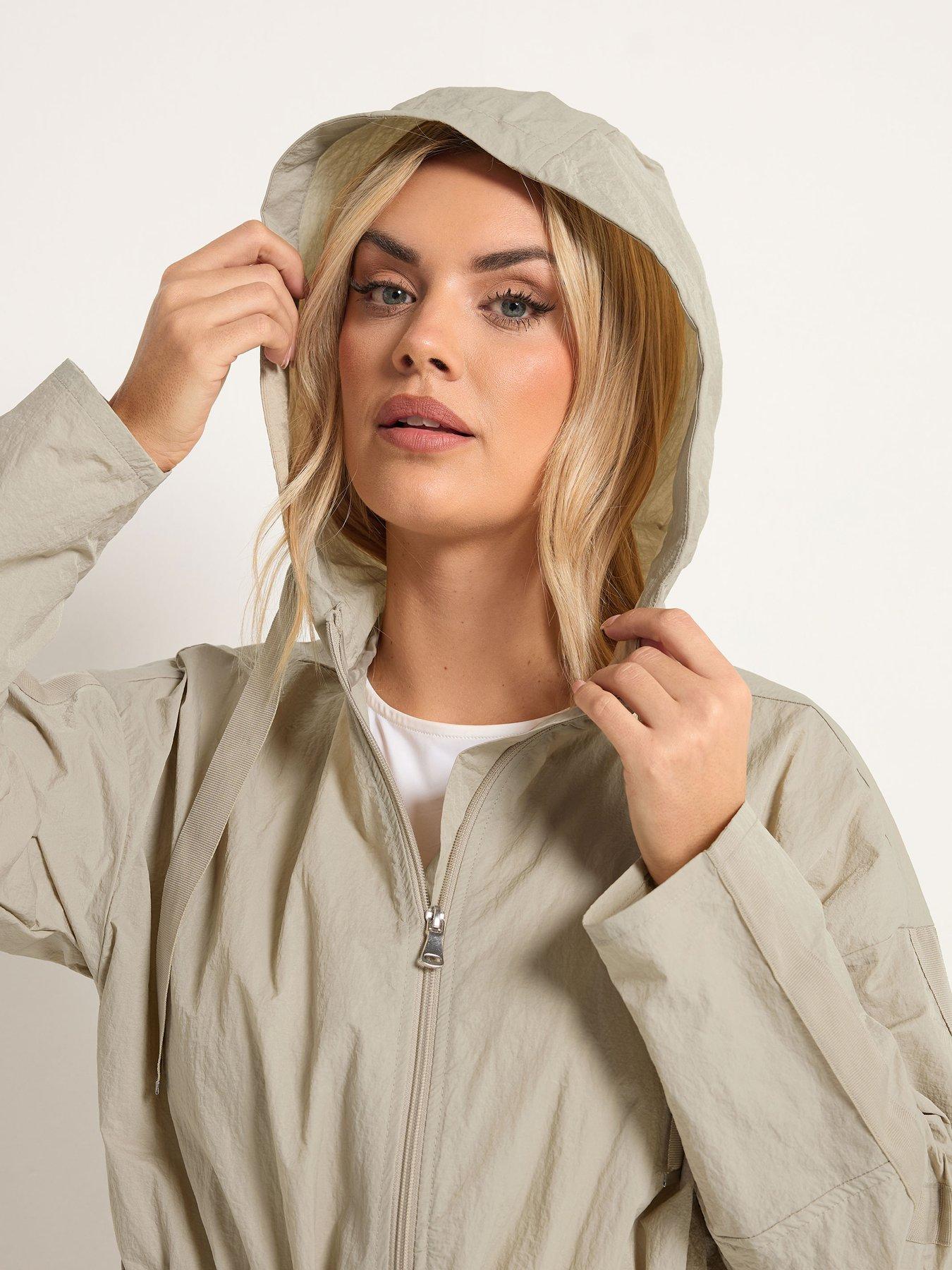 Image 4 of 6 of Yours Curve Longline Parka - Cream