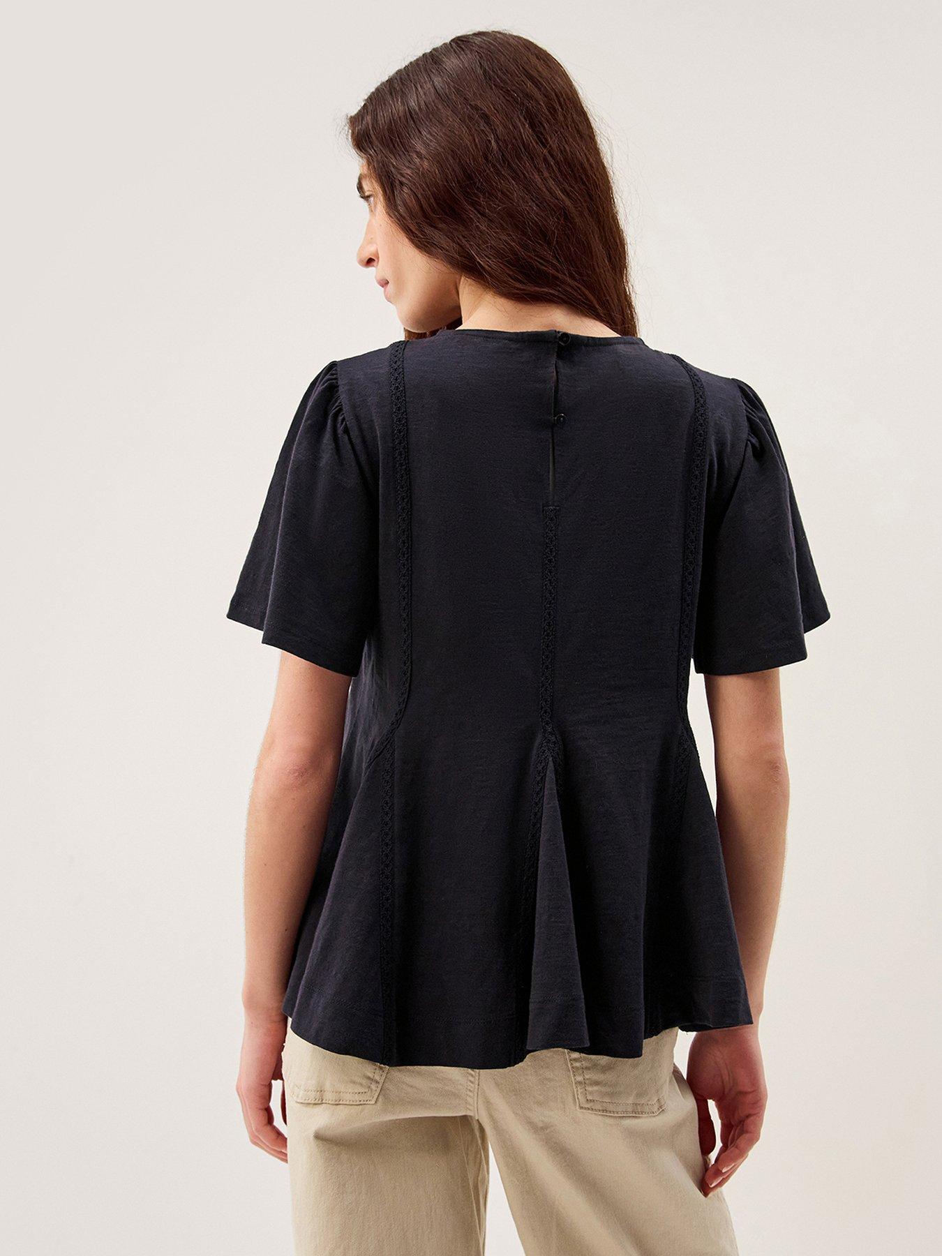Image 2 of 5 of Monsoon Tate Trim T Shirt