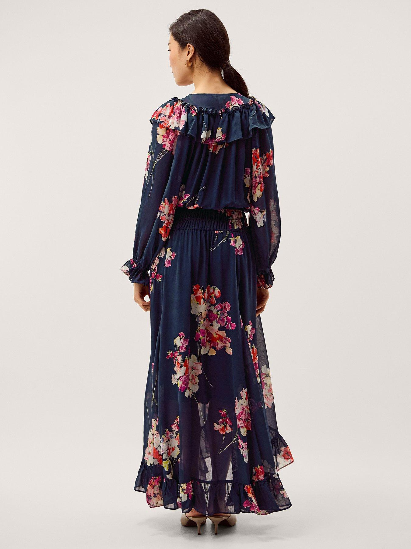 stillFront image of monsoon-amber-maxi-dress-blue