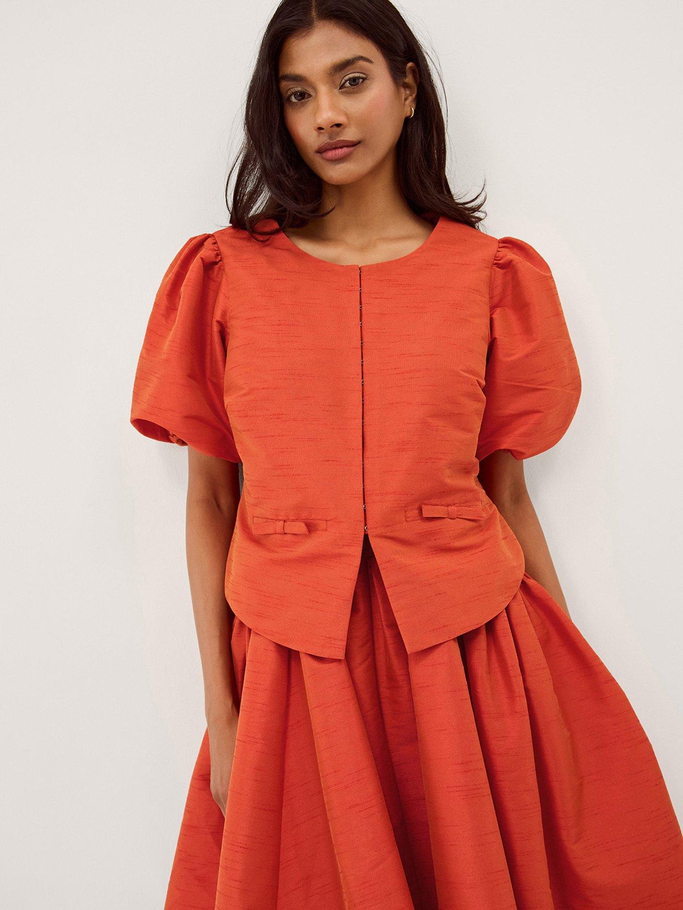 front image of monsoon-mila-dupion-jacket
