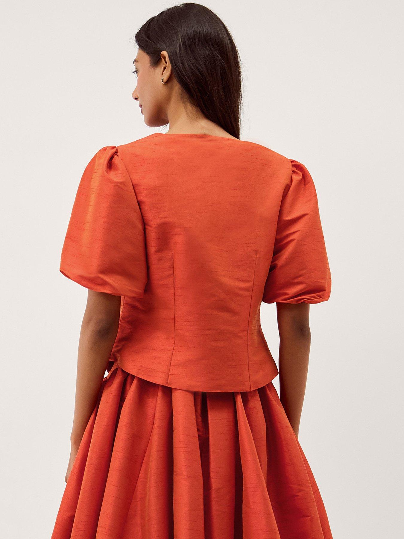 stillFront image of monsoon-mila-dupion-jacket
