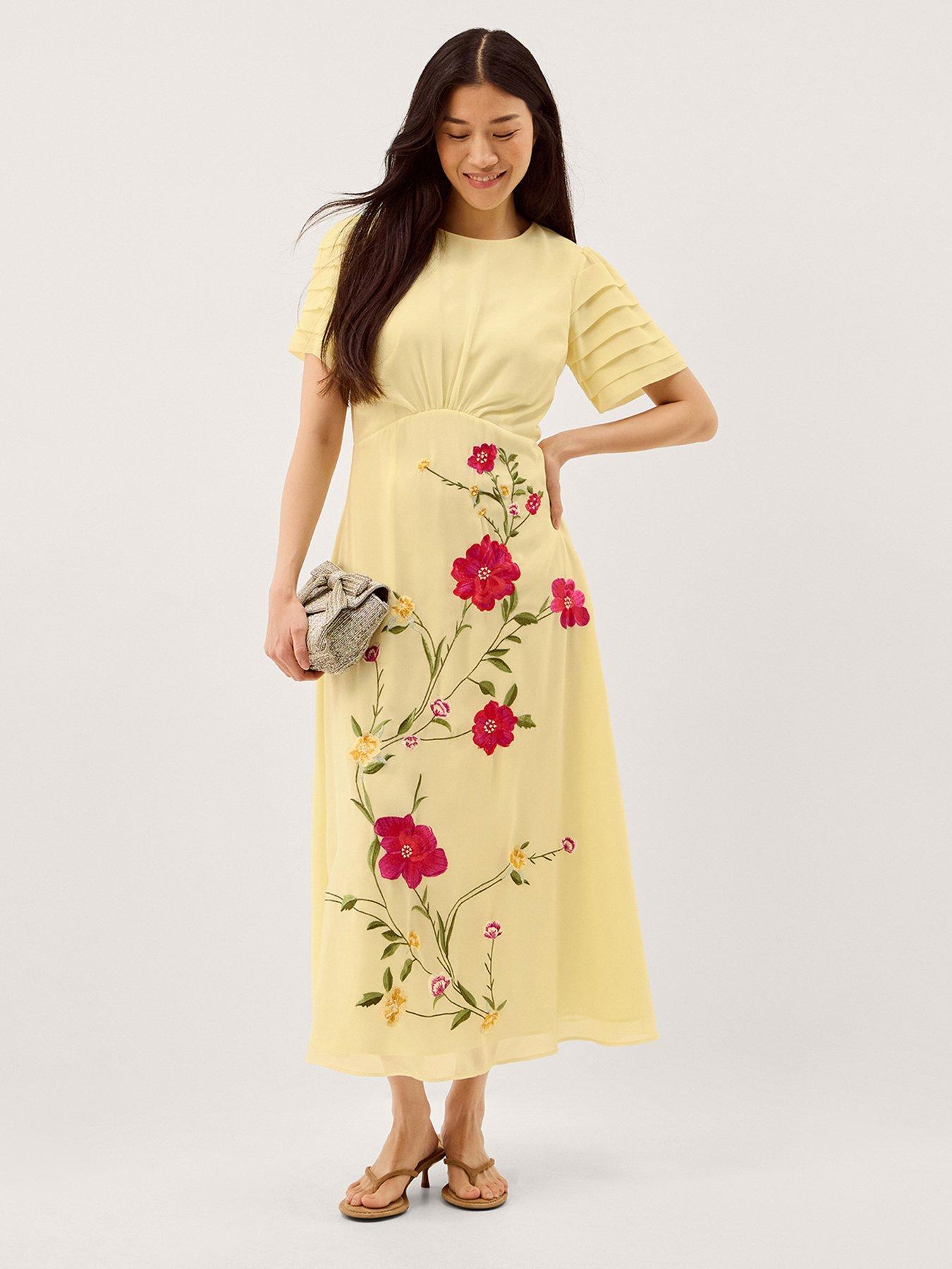 Monsoon Jocelyn Embroidered Dress