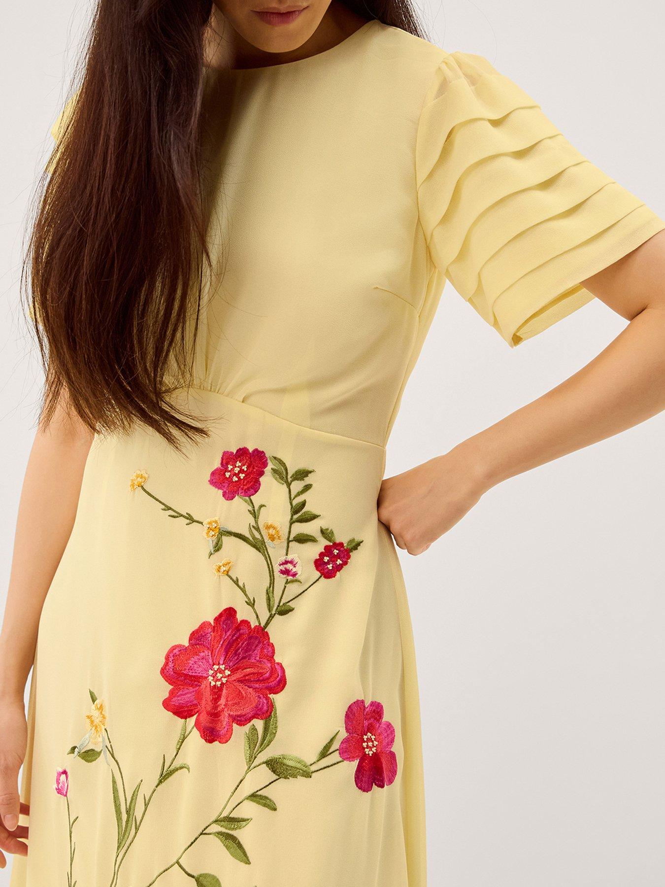 Image 3 of 5 of Monsoon Jocelyn Embroidered Dress