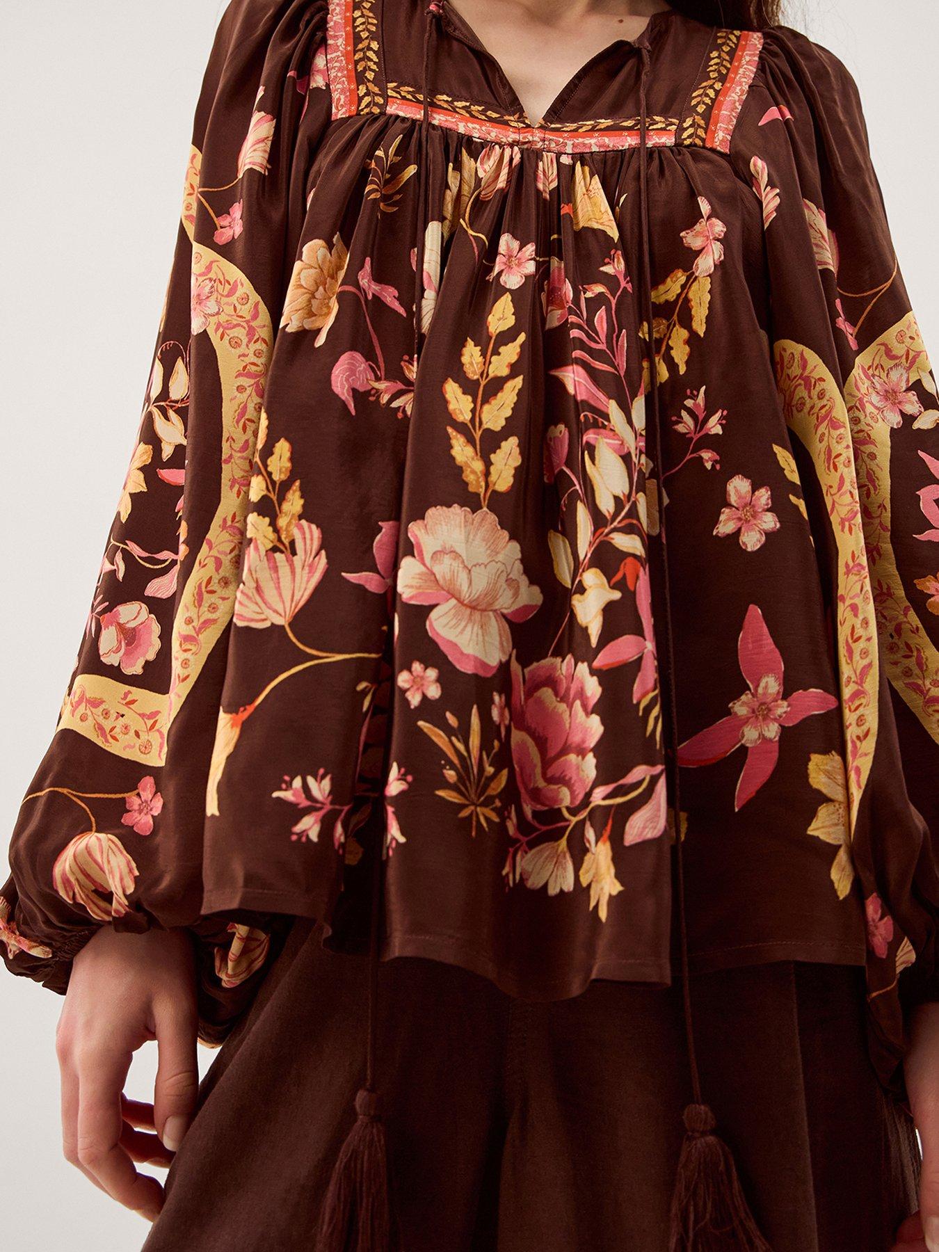Image 4 of 5 of Monsoon Samara Print Blouse