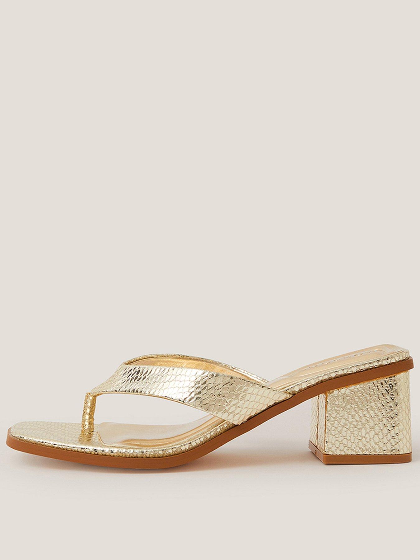 Image 1 of 3 of Monsoon Tilly Toe Post Mule
