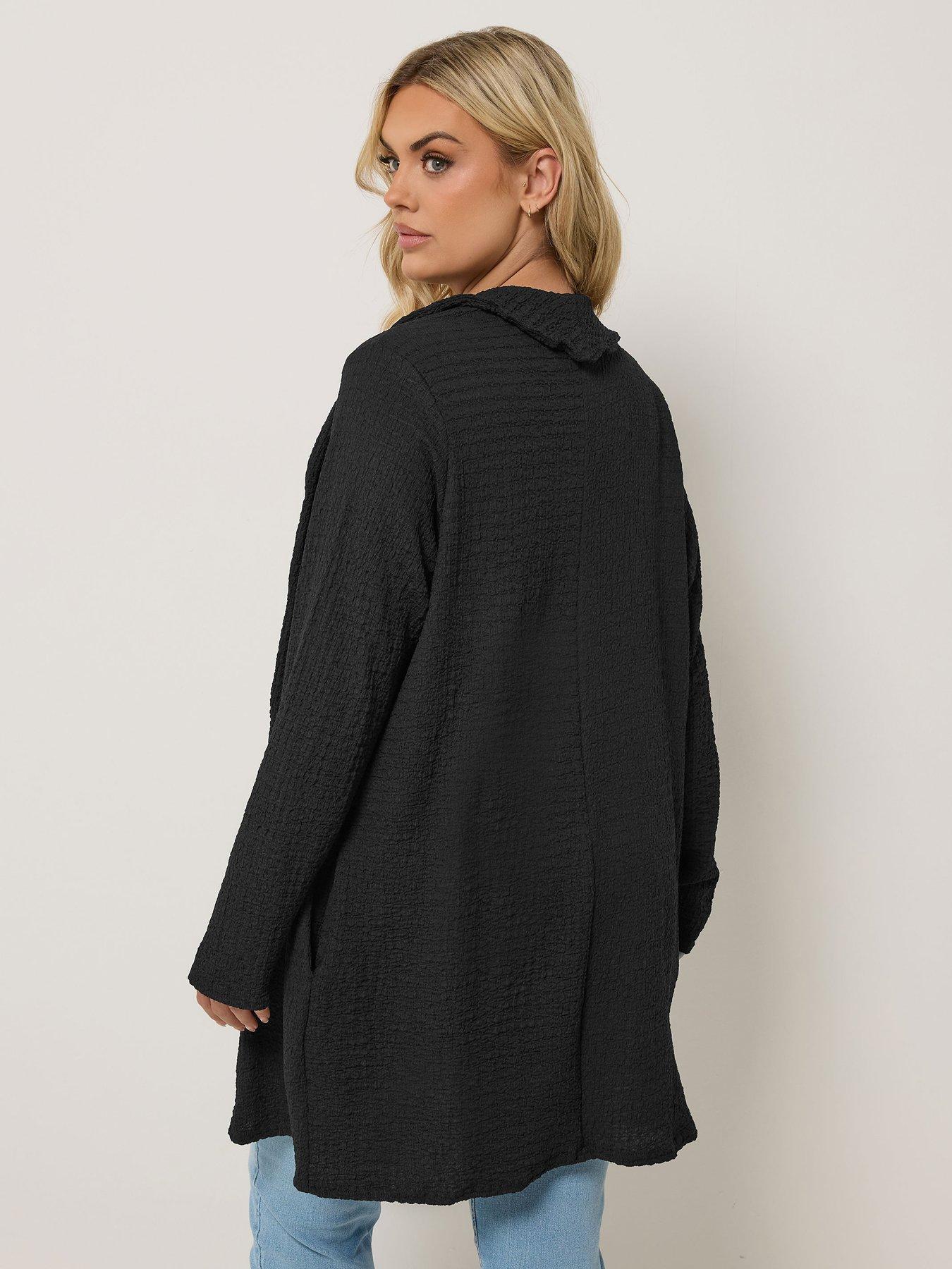Image 2 of 5 of Yours Curve Bubble Texture Blazer