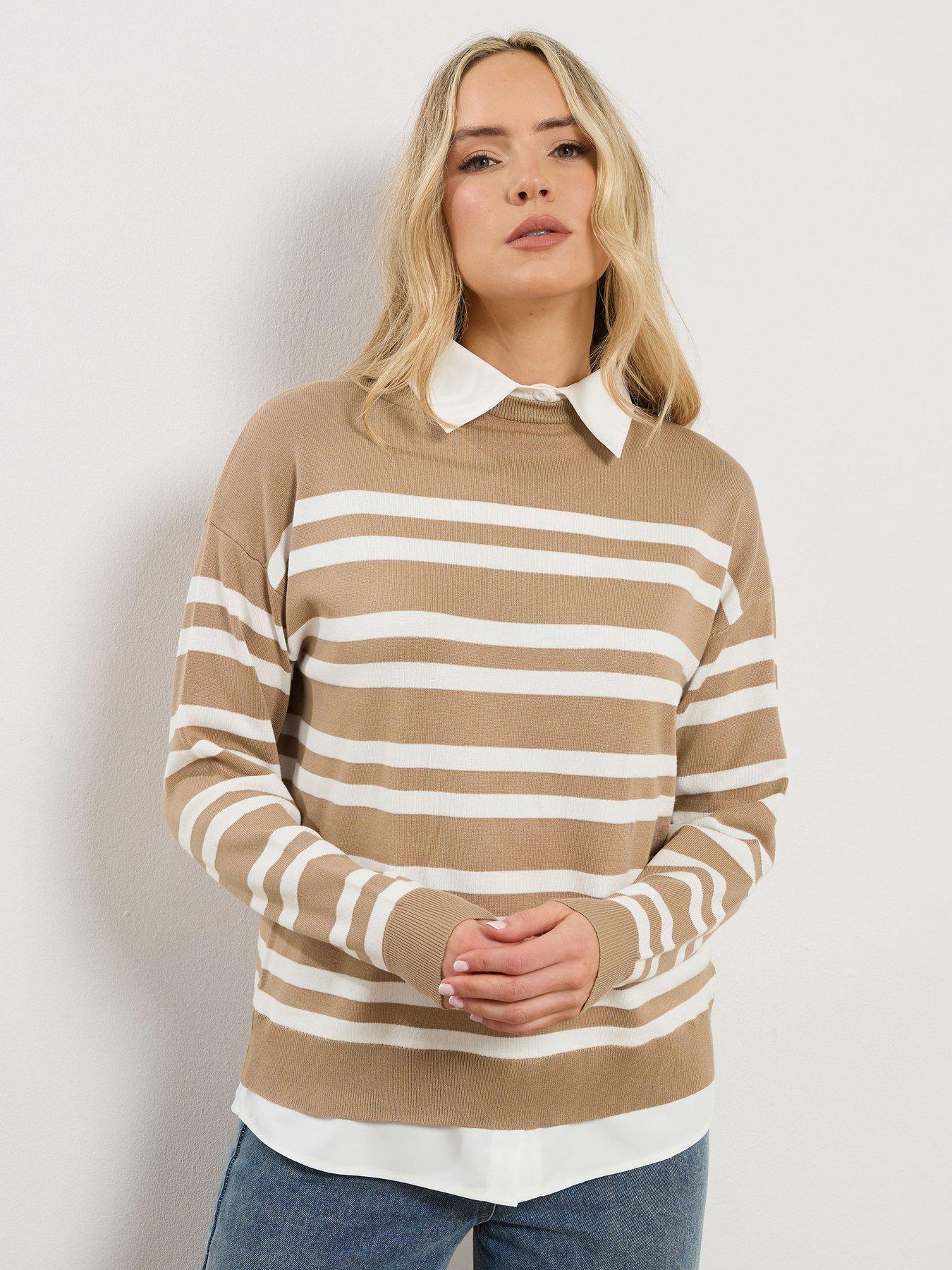 Long Tall Sally 2 In 1 Jumper - Cream
