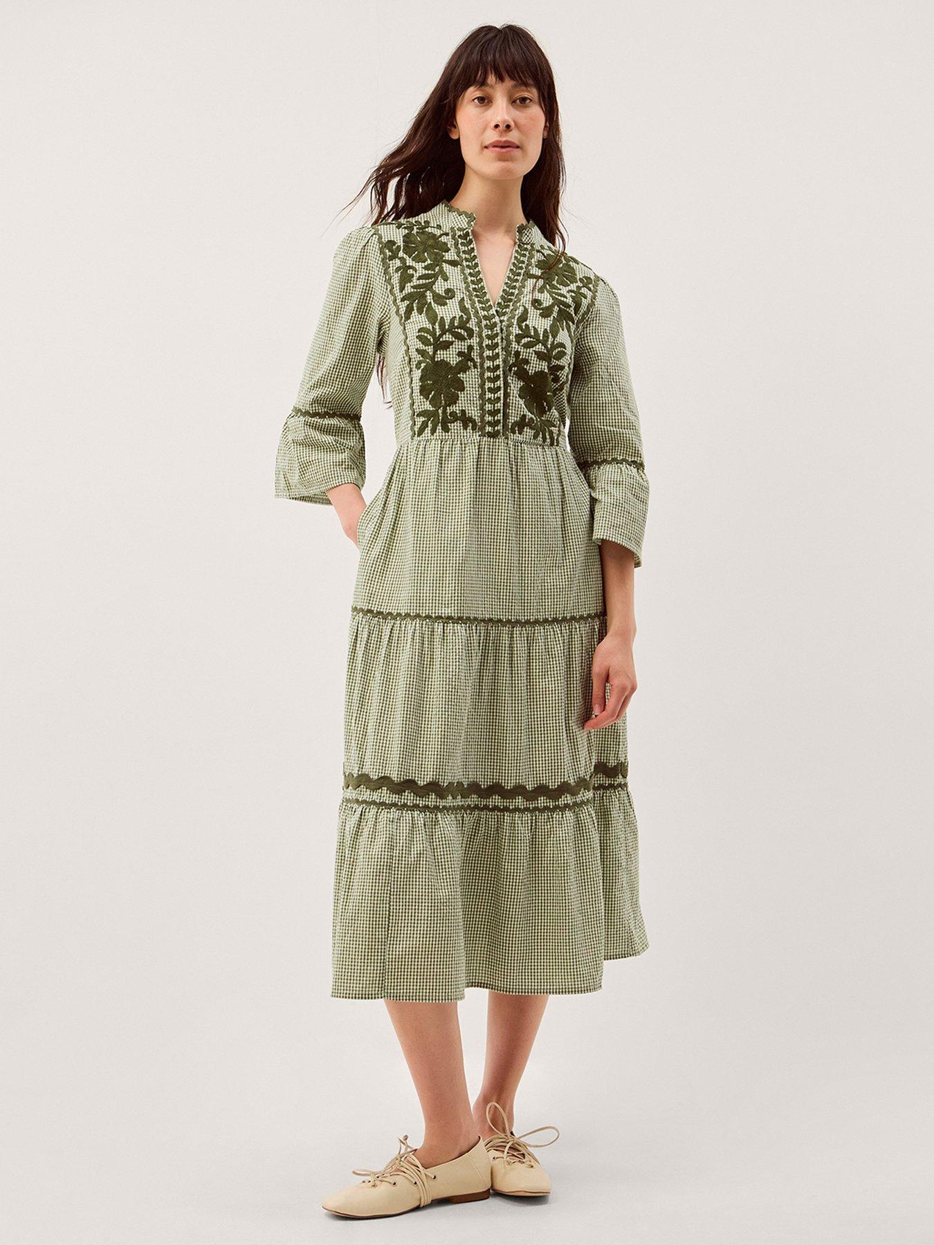 Monsoon Gaia Gingham Dress