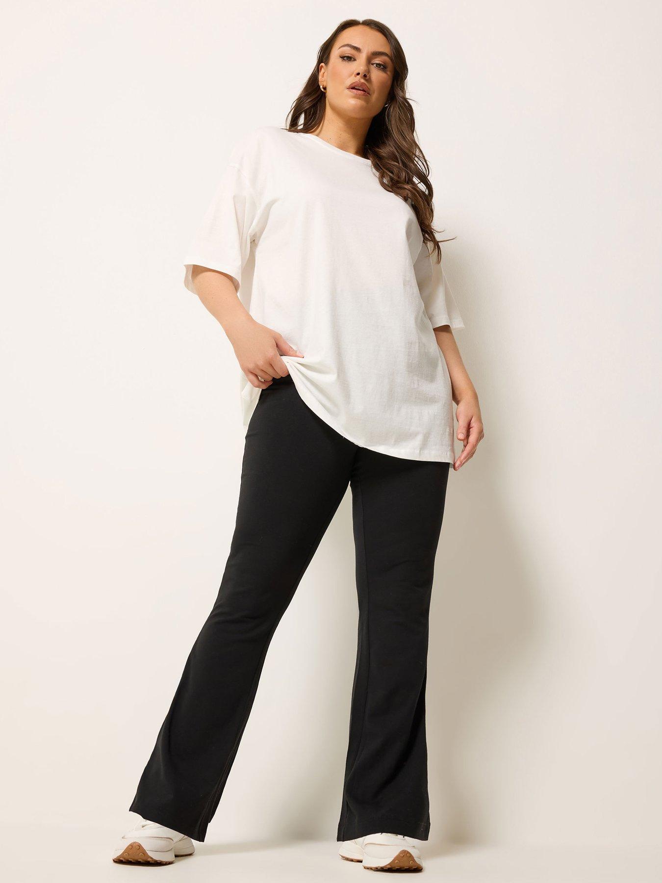 Image 3 of 5 of Yours Curve Active Flared Legging - Black
