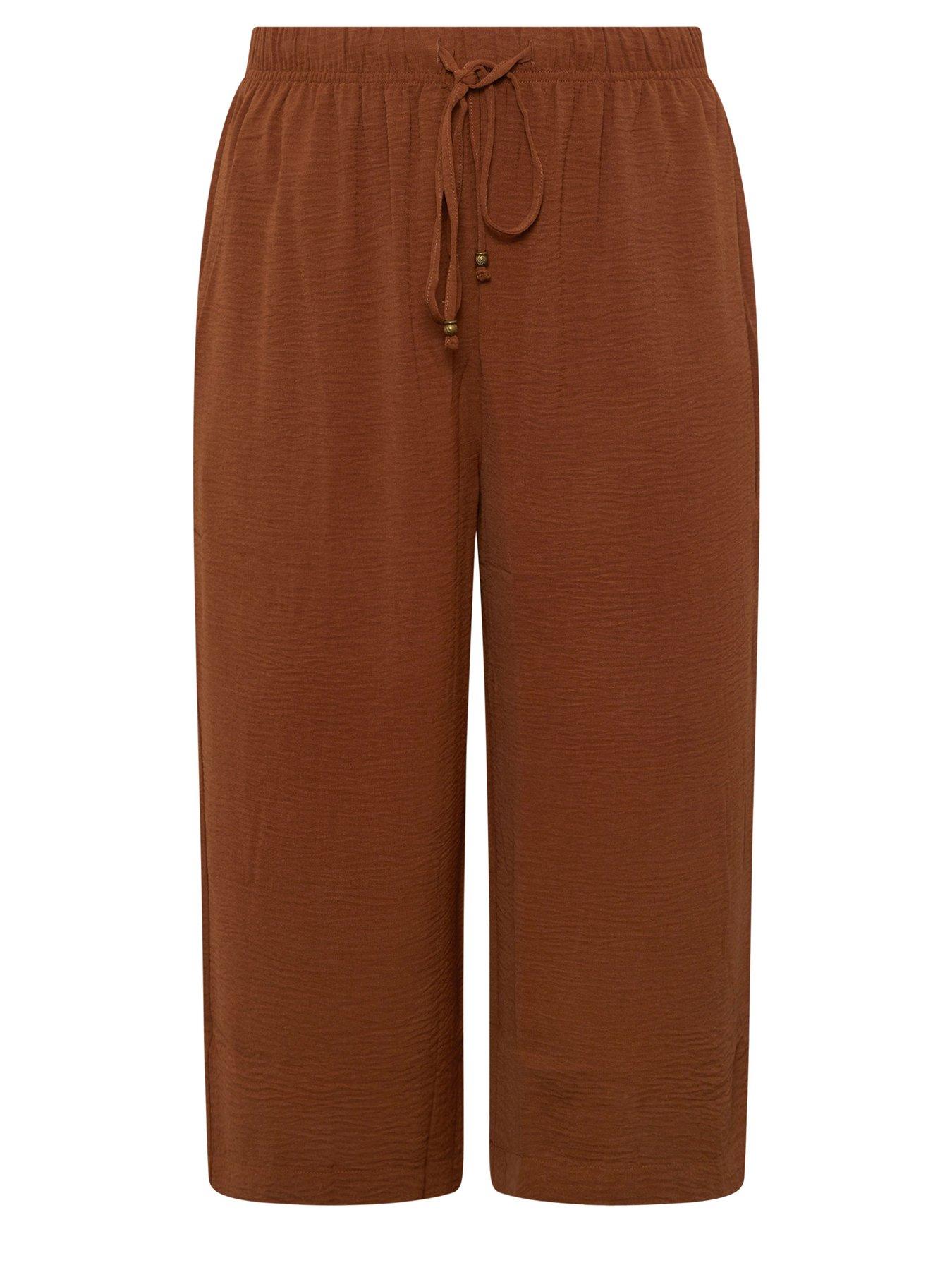  image of yours-curve-washed-twill-culotte