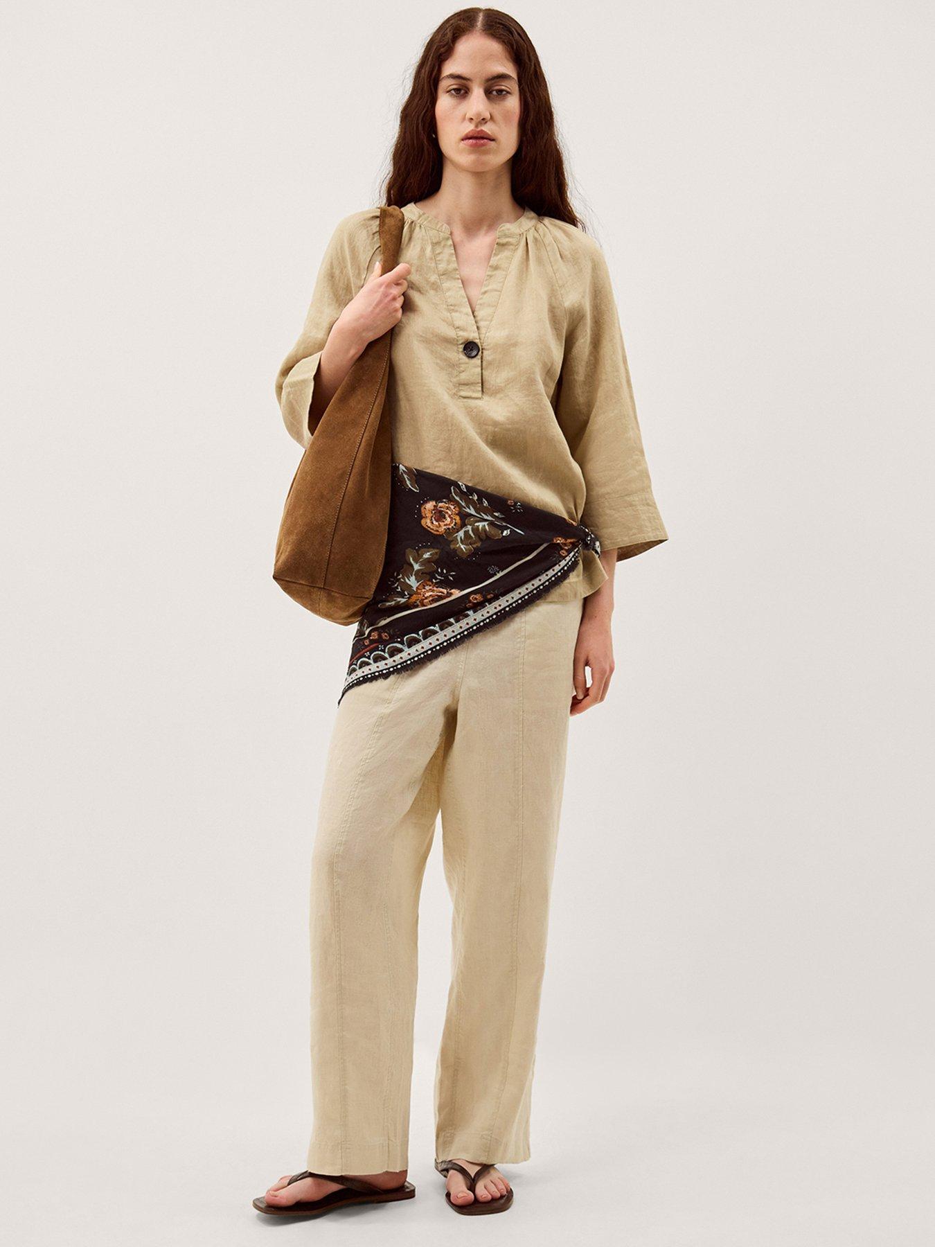 Image 3 of 4 of Monsoon Gianna Linen Top