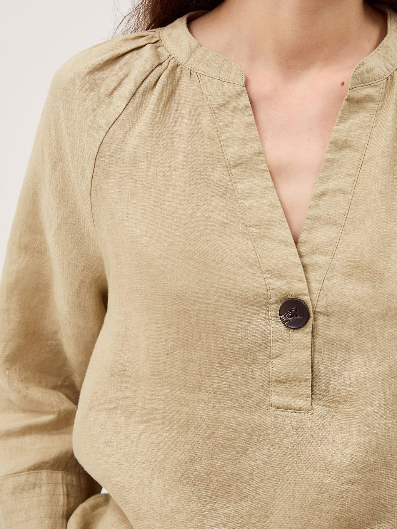 Image 4 of 4 of Monsoon Gianna Linen Top
