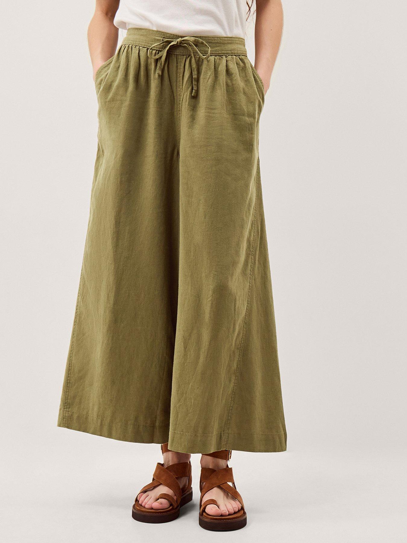Monsoon Maisie Wide Crop Trousers