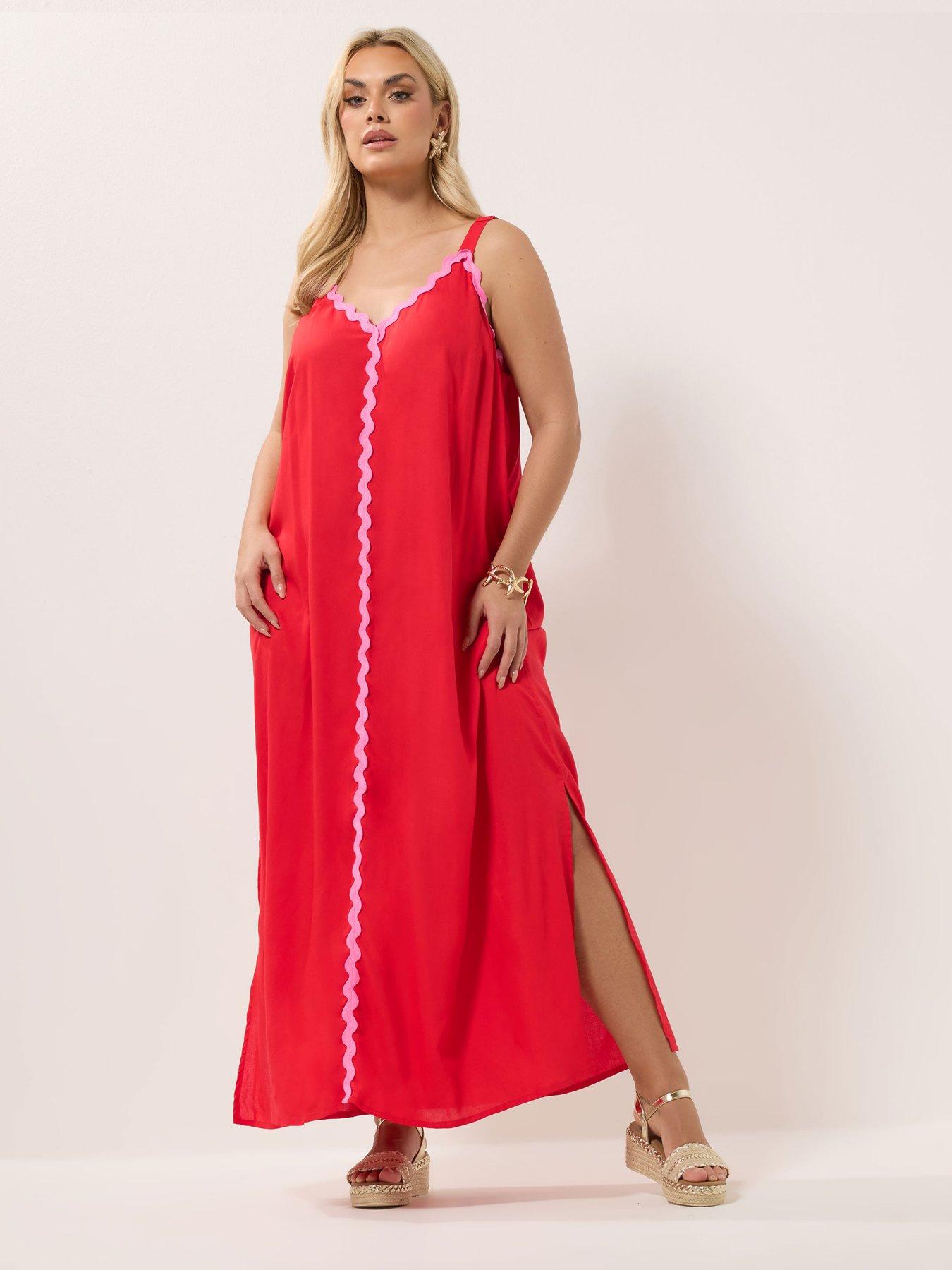 Yours Curve Ric-rac Maxi Dress