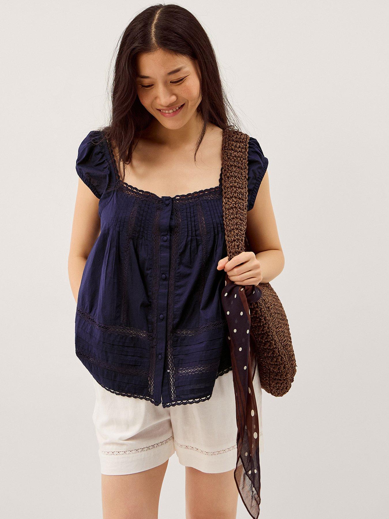  image of monsoon-olivia-cotton-top