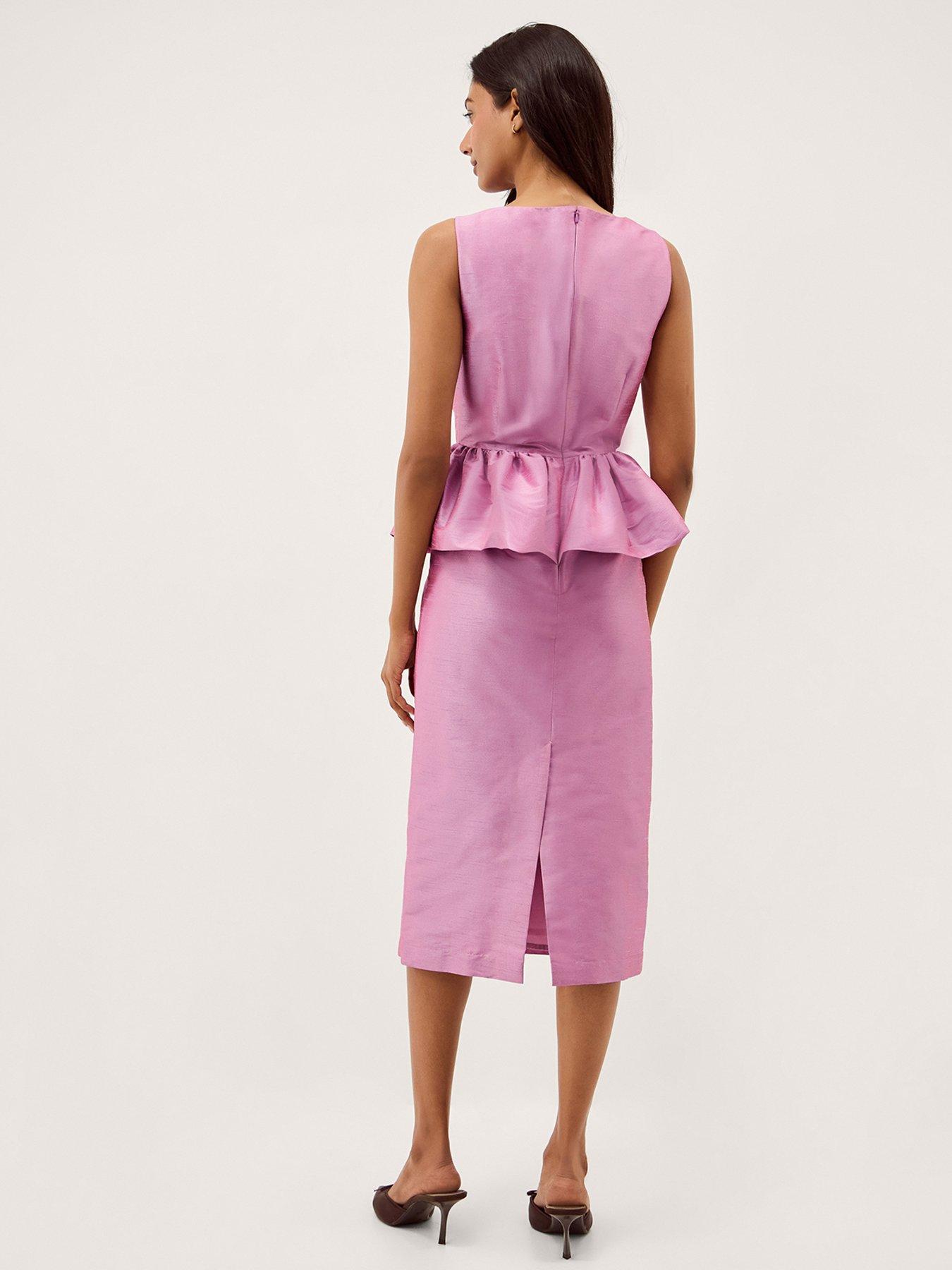  image of monsoon-dahlia-shift-dress-purple