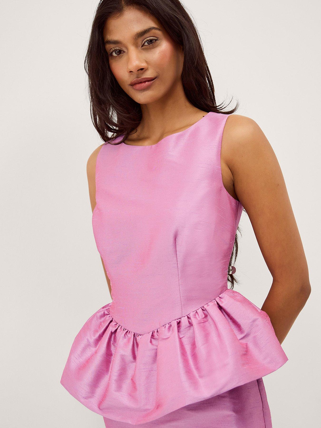  image of monsoon-dahlia-shift-dress-purple