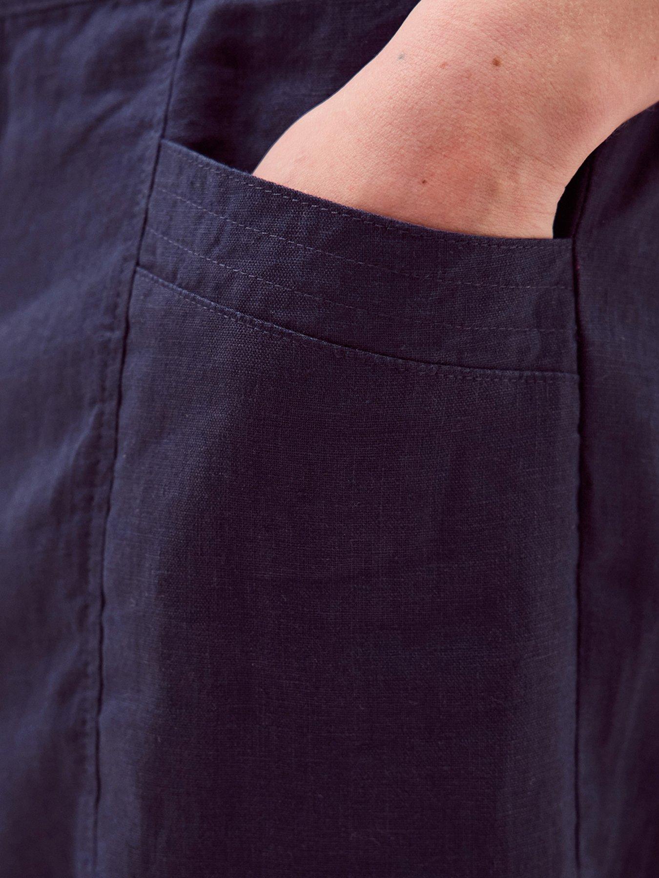 Image 4 of 5 of Monsoon Lucy Linen Trouser Short