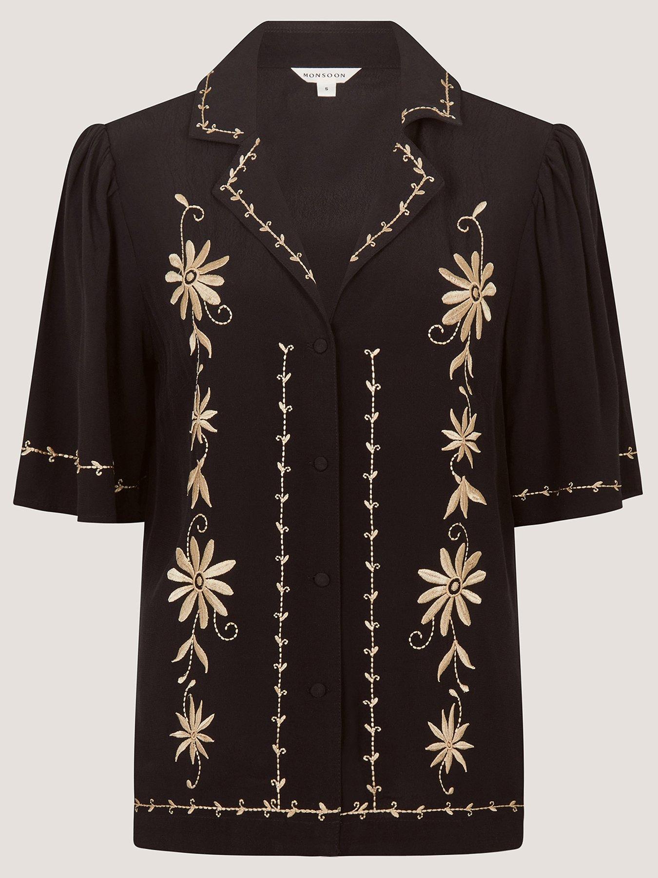 Image 6 of 6 of Monsoon Wren Emb Shirt