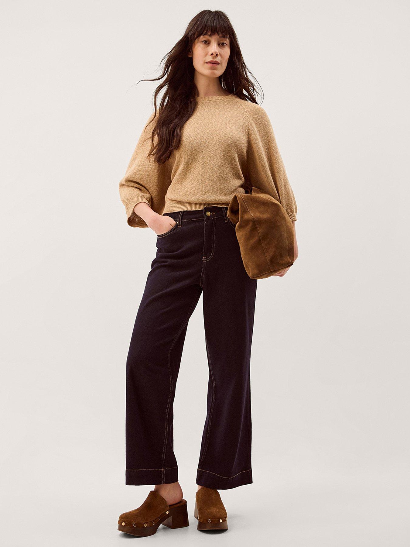 Image 3 of 5 of Monsoon Codie Cotton Jumper - Brown