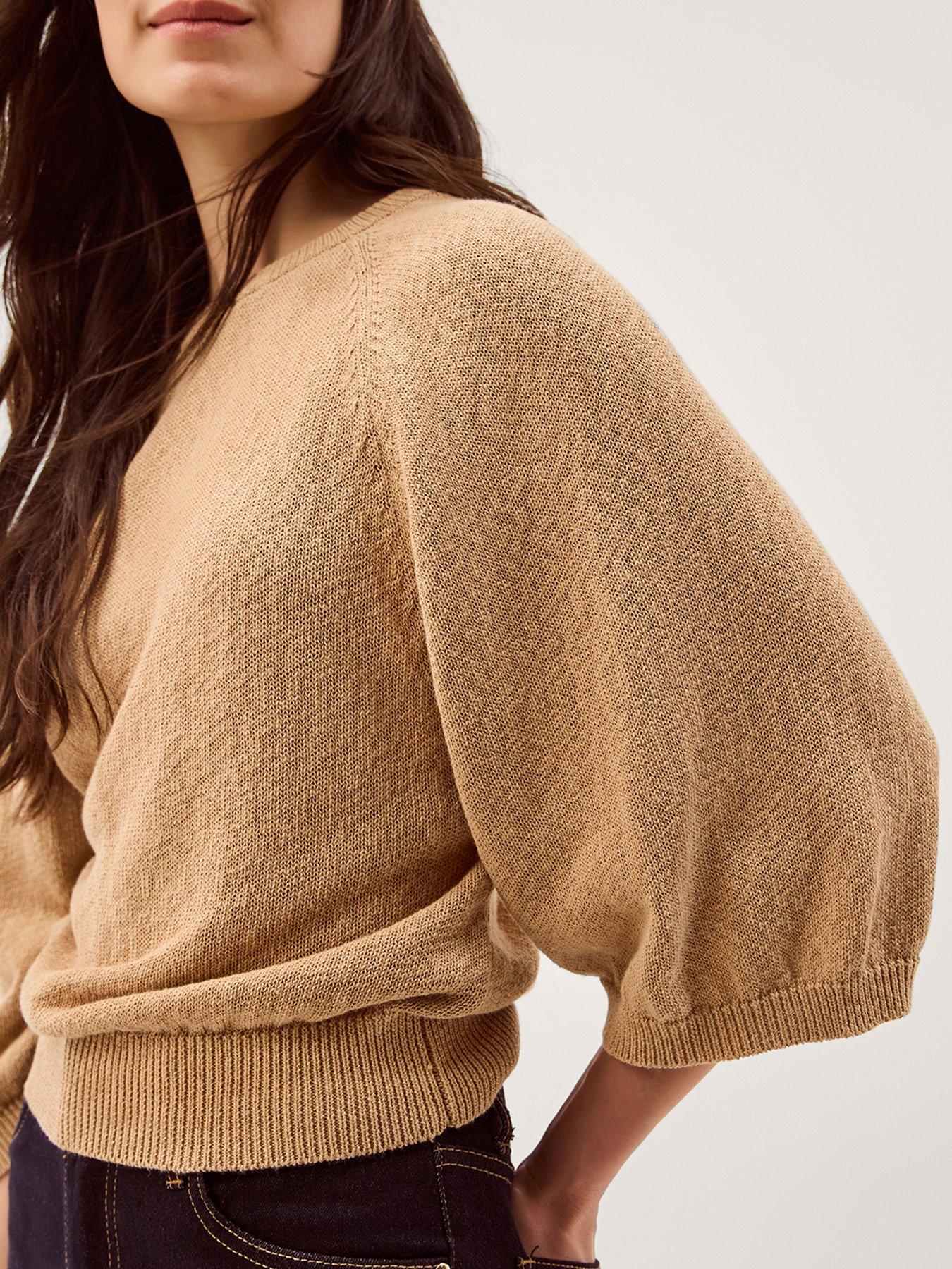 Image 4 of 5 of Monsoon Codie Cotton Jumper - Brown