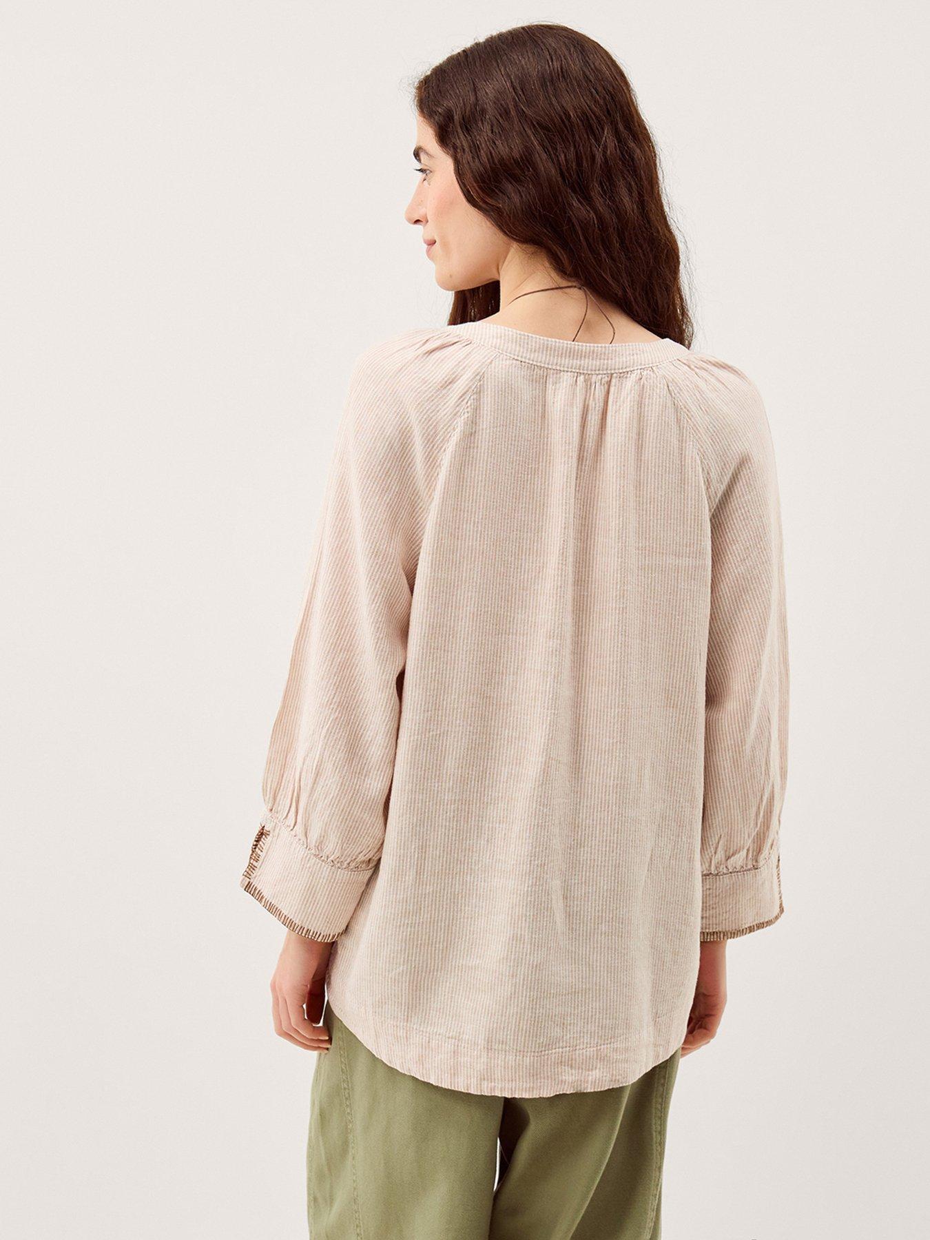 stillFront image of monsoon-frida-stripe-top