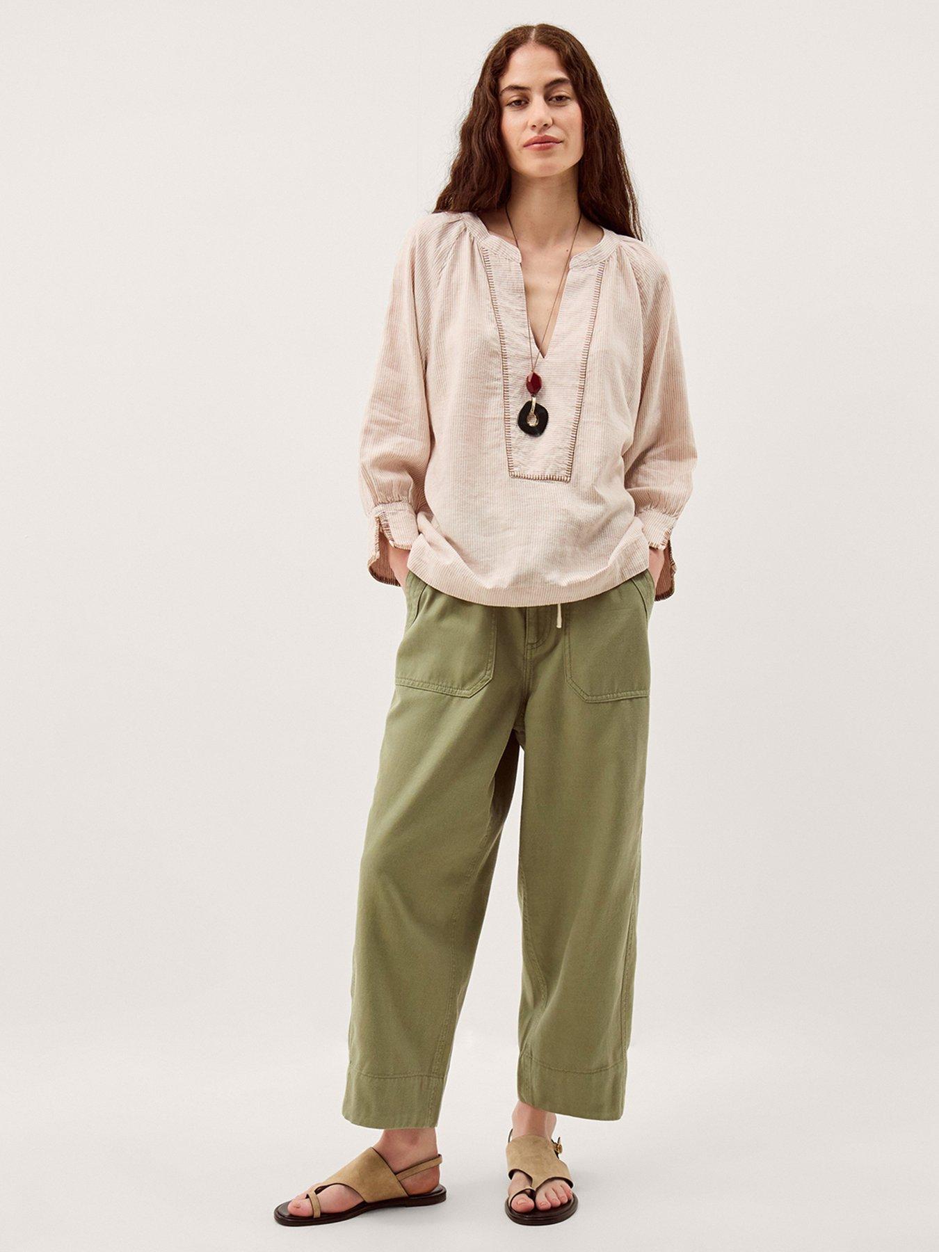  image of monsoon-frida-stripe-top