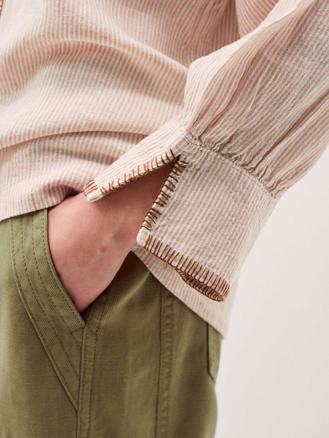  image of monsoon-frida-stripe-top