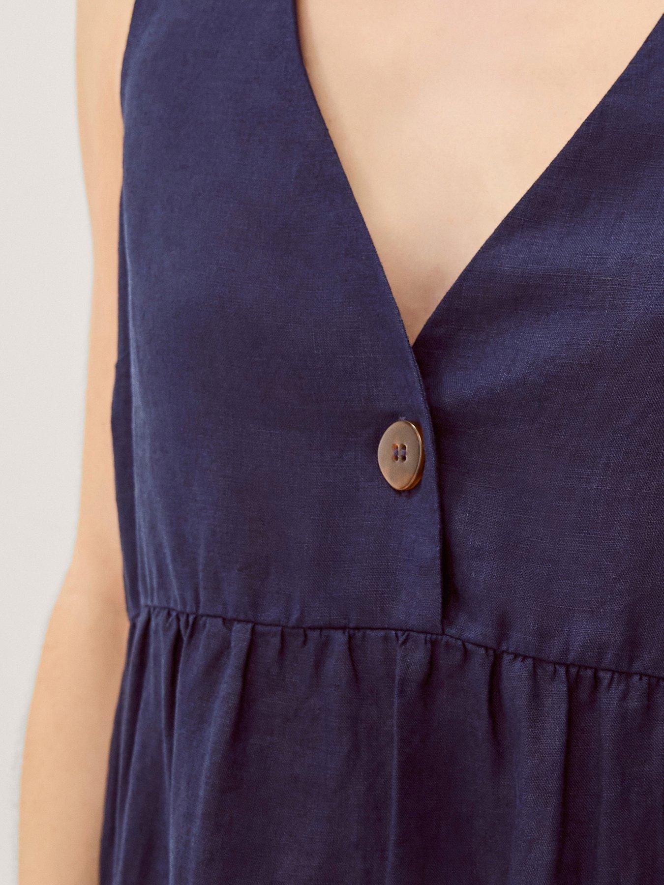  image of monsoon-posey-linen-dress