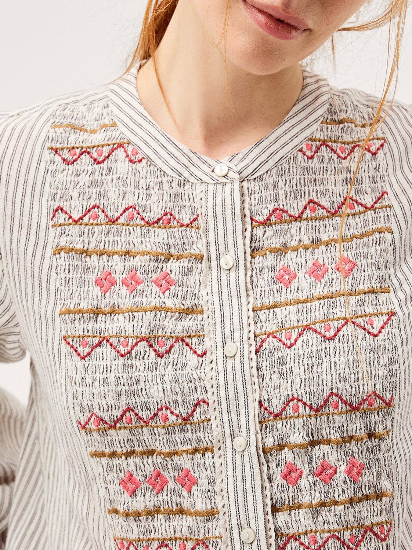 Image 4 of 4 of Monsoon Hettie Stripe Shirt