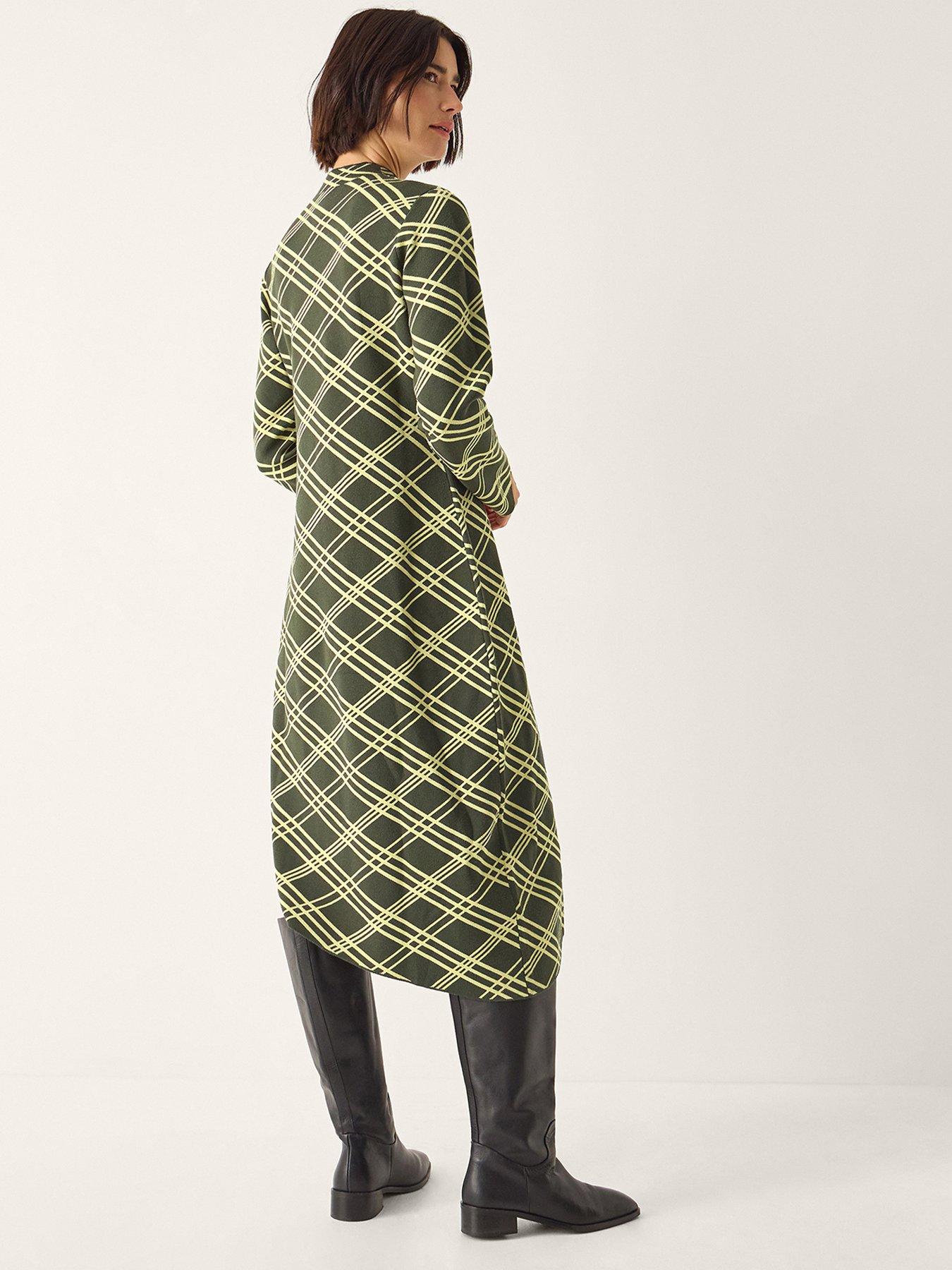 Image 2 of 5 of Monsoon Claudia Check Dress