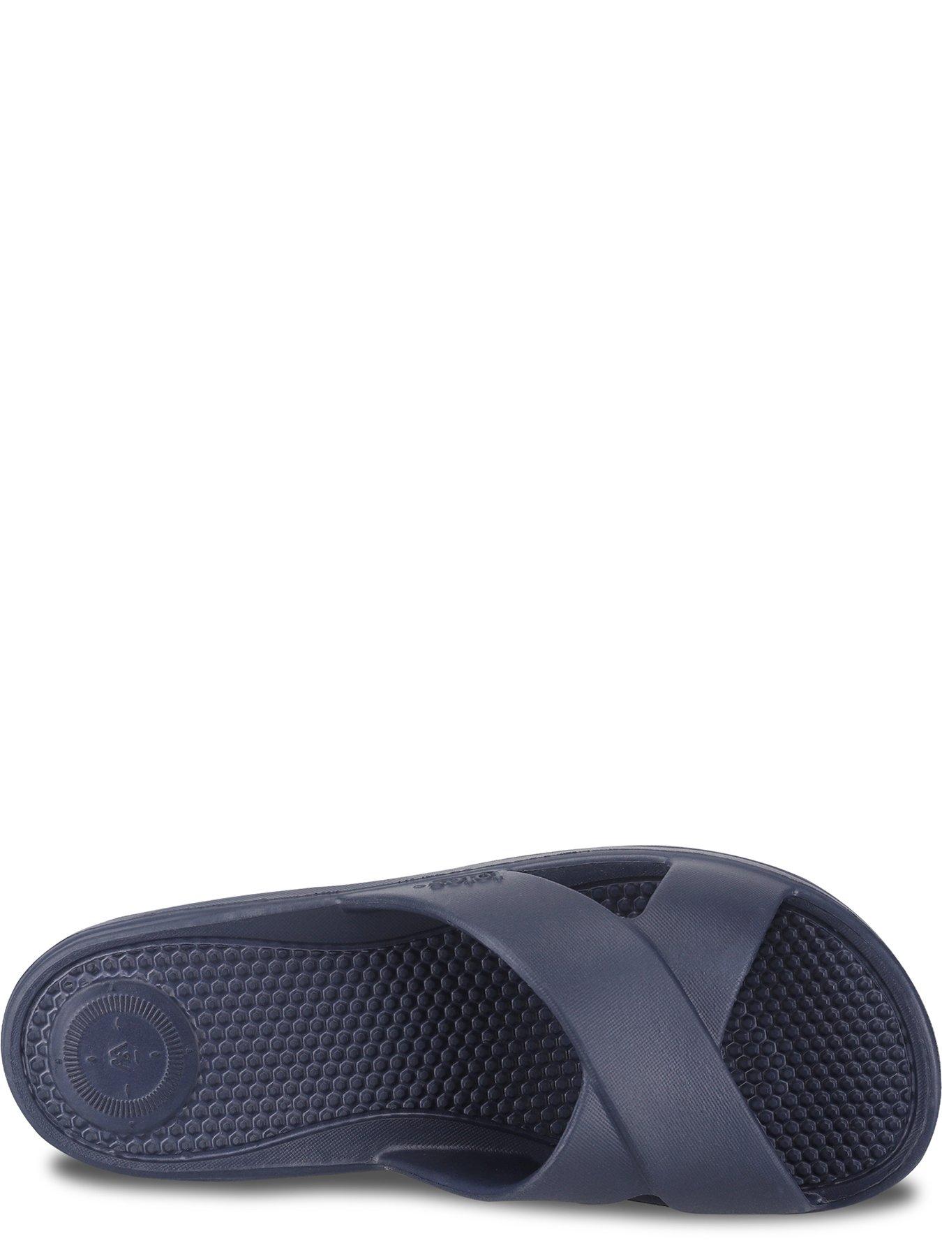  image of totes-solbounce-ladies-cross-slide-navy