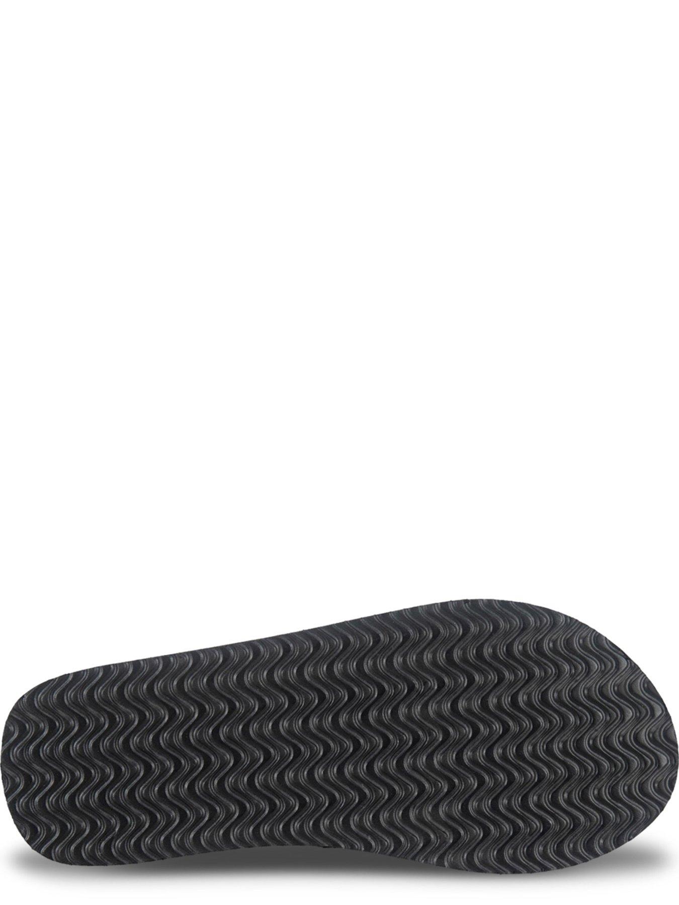  image of totes-ladies-beaded-wedge-flip-flop-black