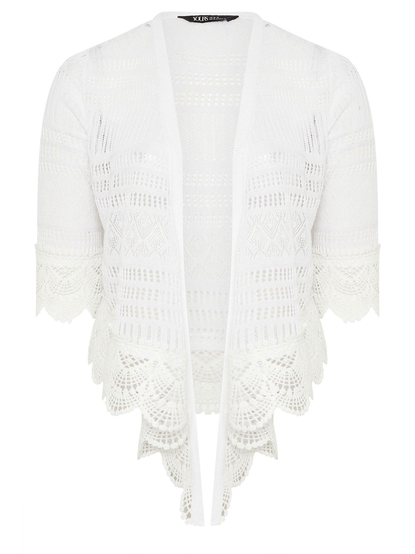  image of yours-curve-waterfall-cardigan-white