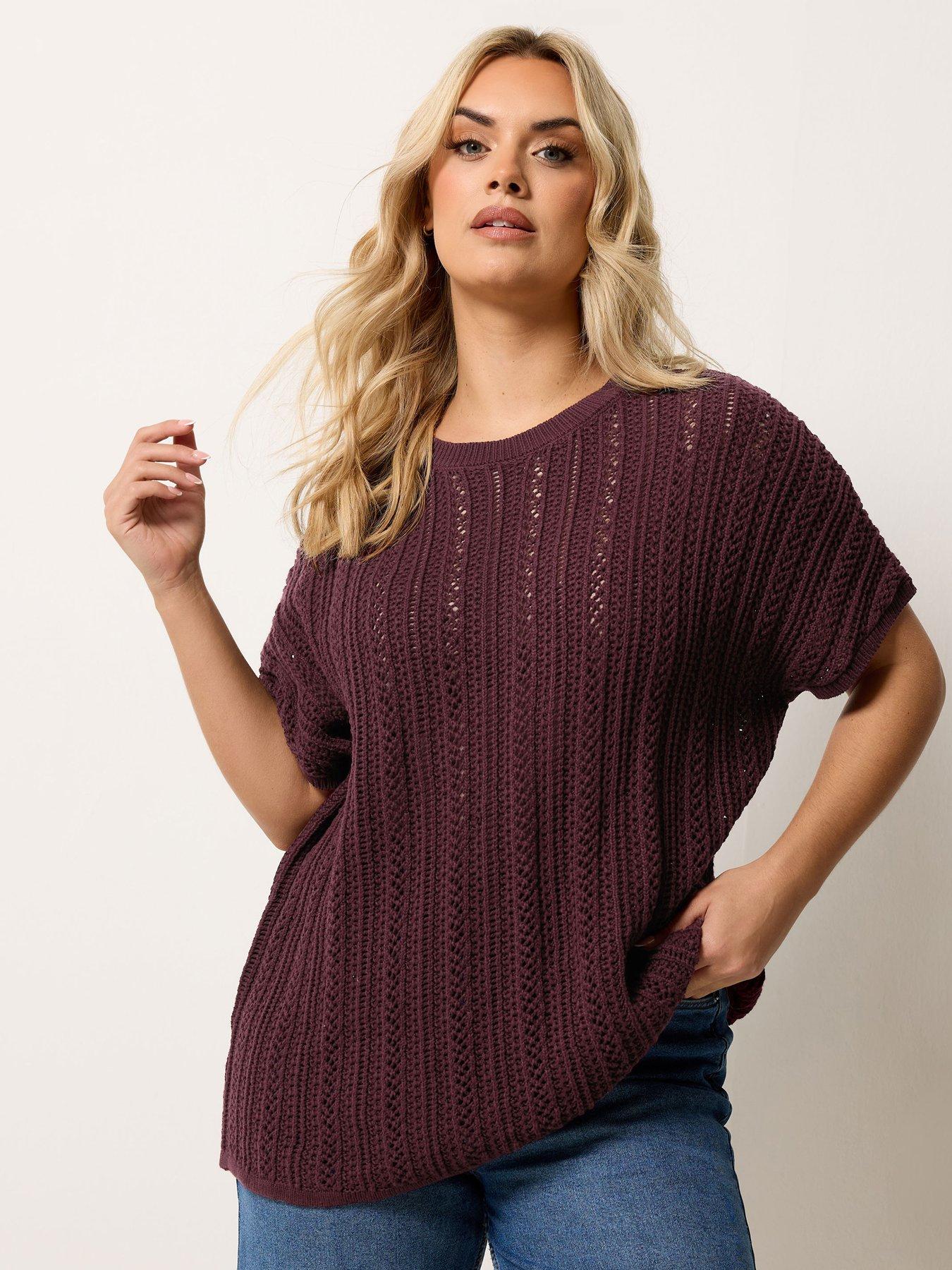 Yours Curve Boxy Striped Cover Up