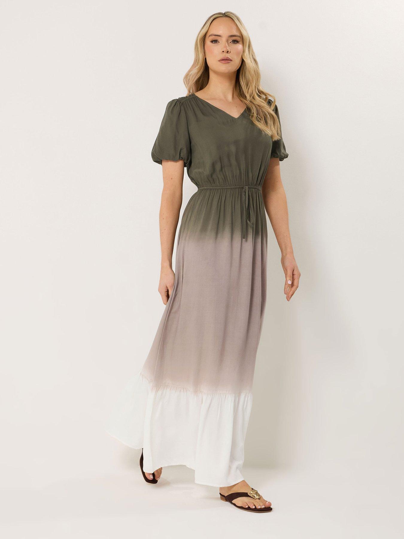 Image 3 of 5 of Long Tall Sally Ombre Maxi Dress - Brown