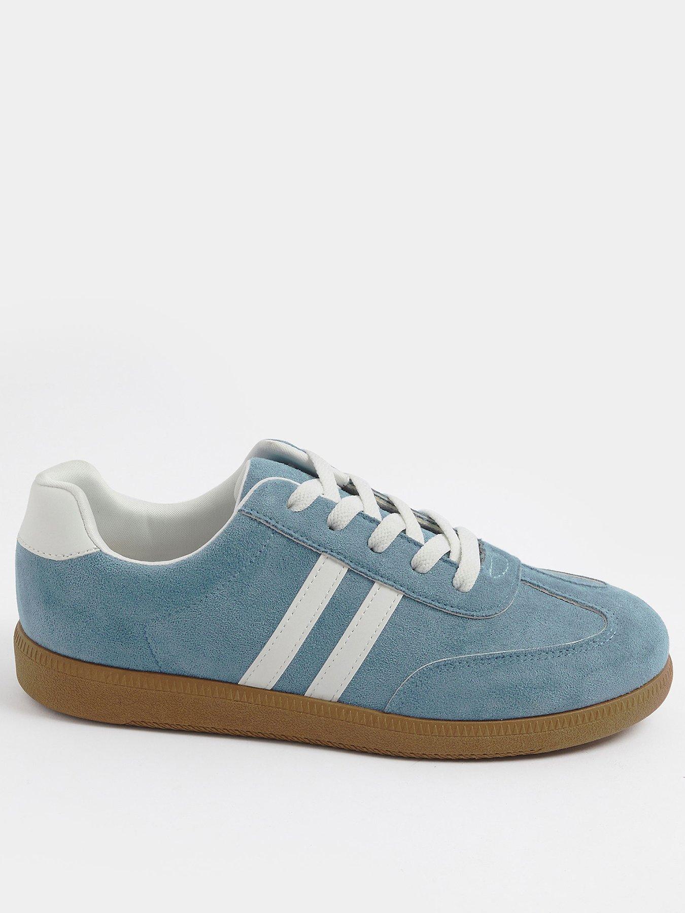 Yours Extra Wide Fit Retro Stripe Trainer