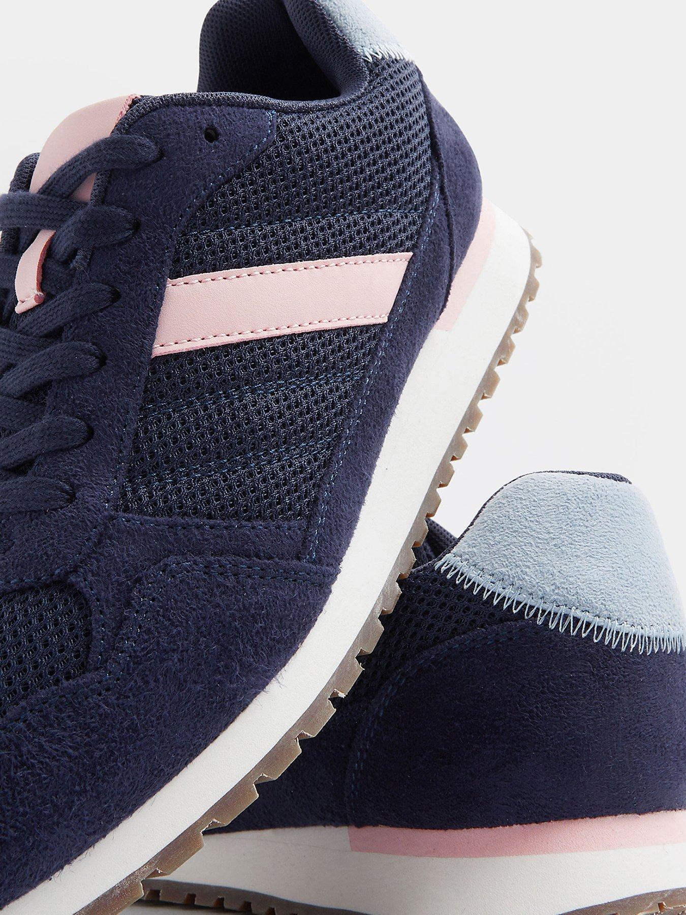  image of yours-extra-wide-fit-eva-colour-block-trainer-blue