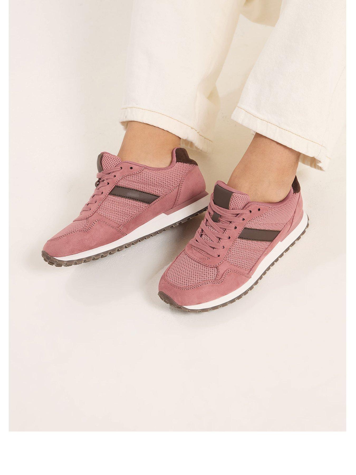 yours-extra-wide-fit-eva-colour-block-trainer-pink